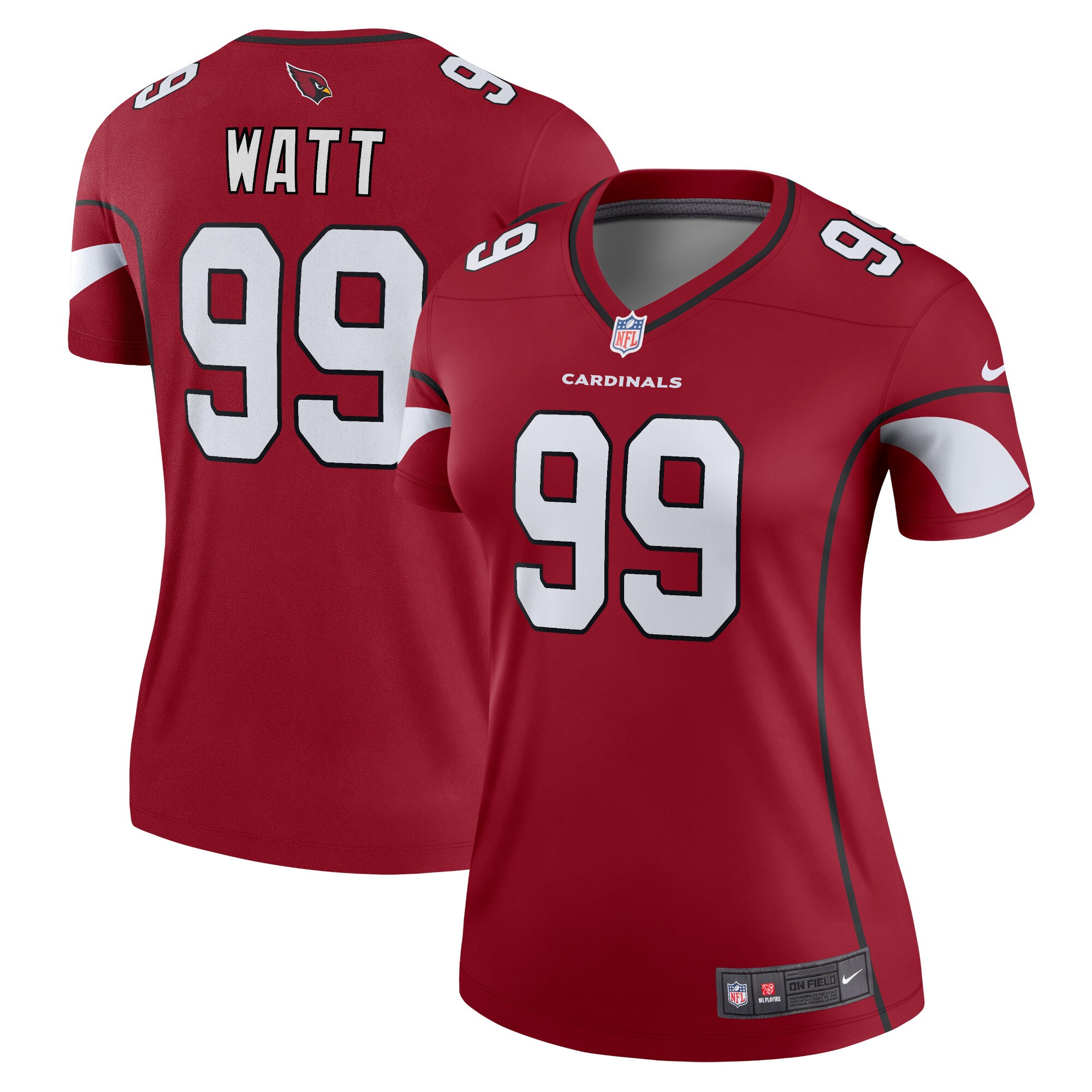 J.J. Watt Arizona Cardinals  Women's Legend Jersey - Cardinal
