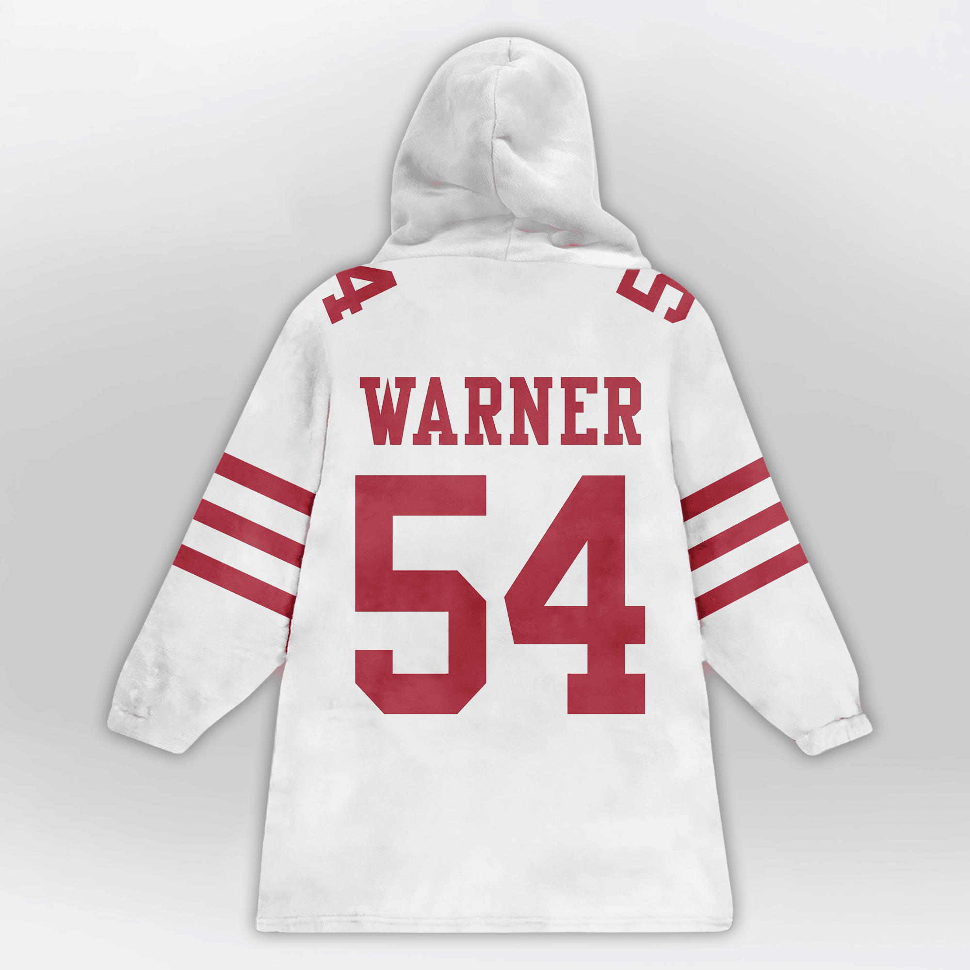 Adult F.W 54 San Francisco 49ers Football Unisex Blanket Hoodie