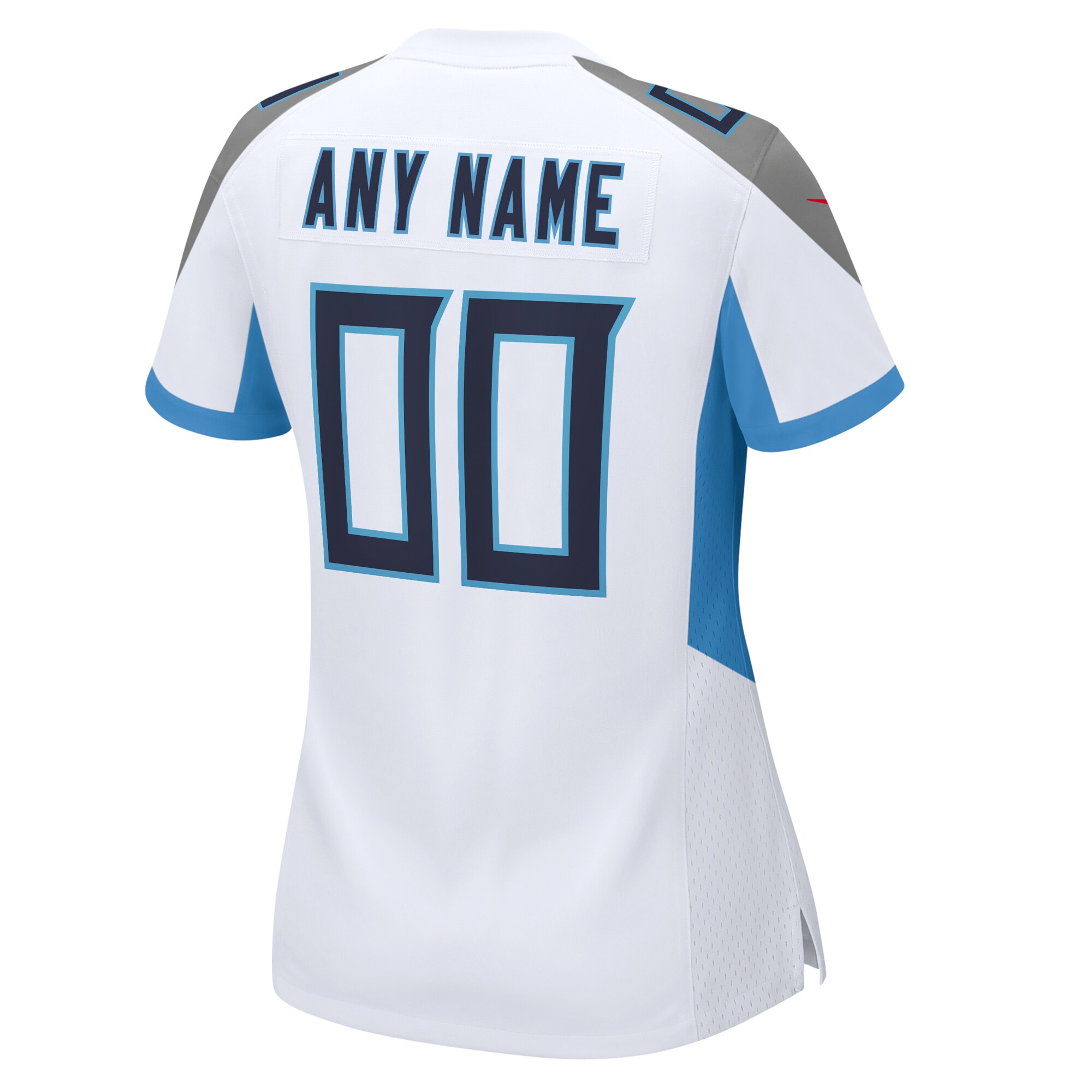 Tennessee Titans  Women's Custom Game Jersey - White