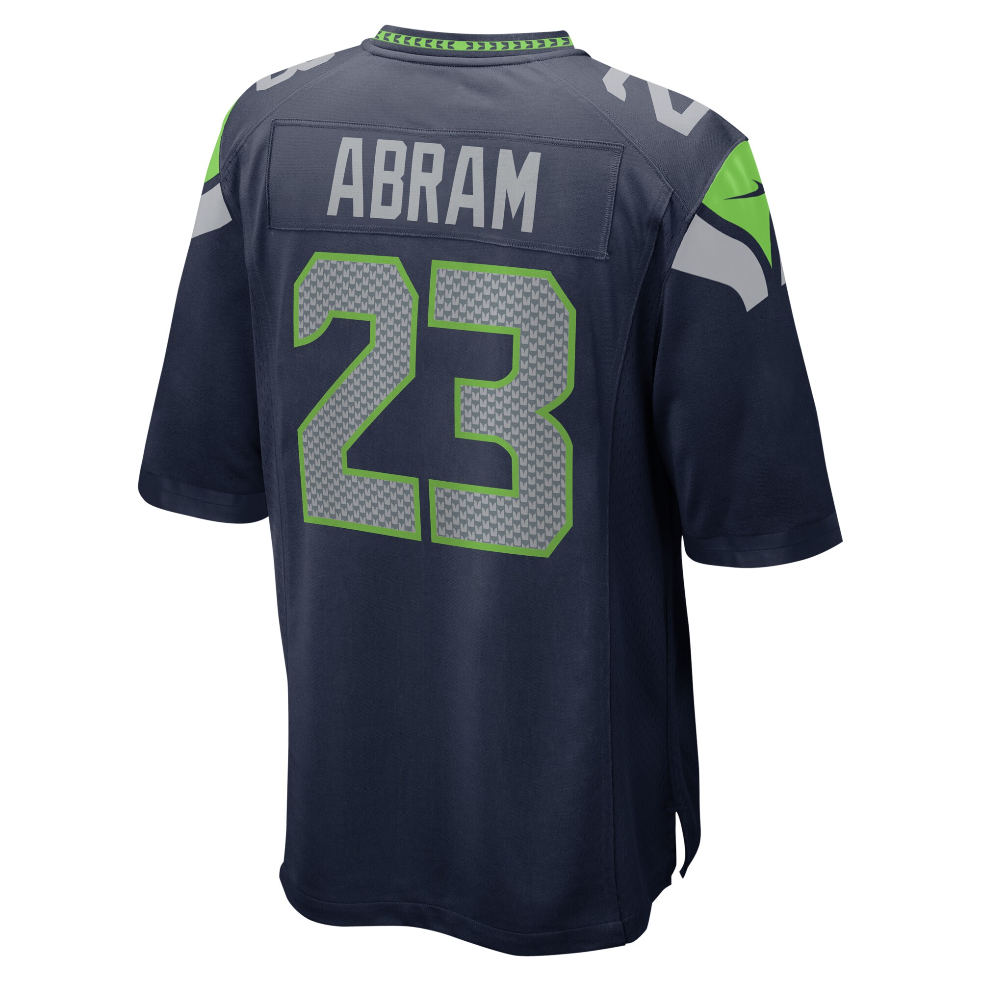 Johnathan Abram Seattle Seahawks  Home Game Player Jersey - College Navy