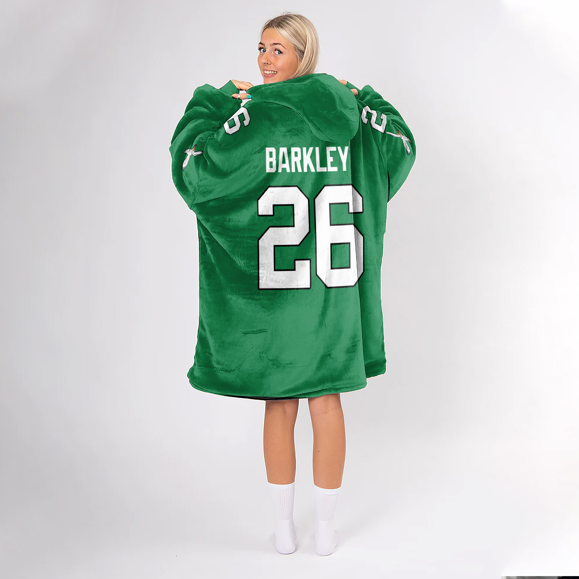 Adult S.B 26 Philadelphia Football Unisex Blanket Hoodie