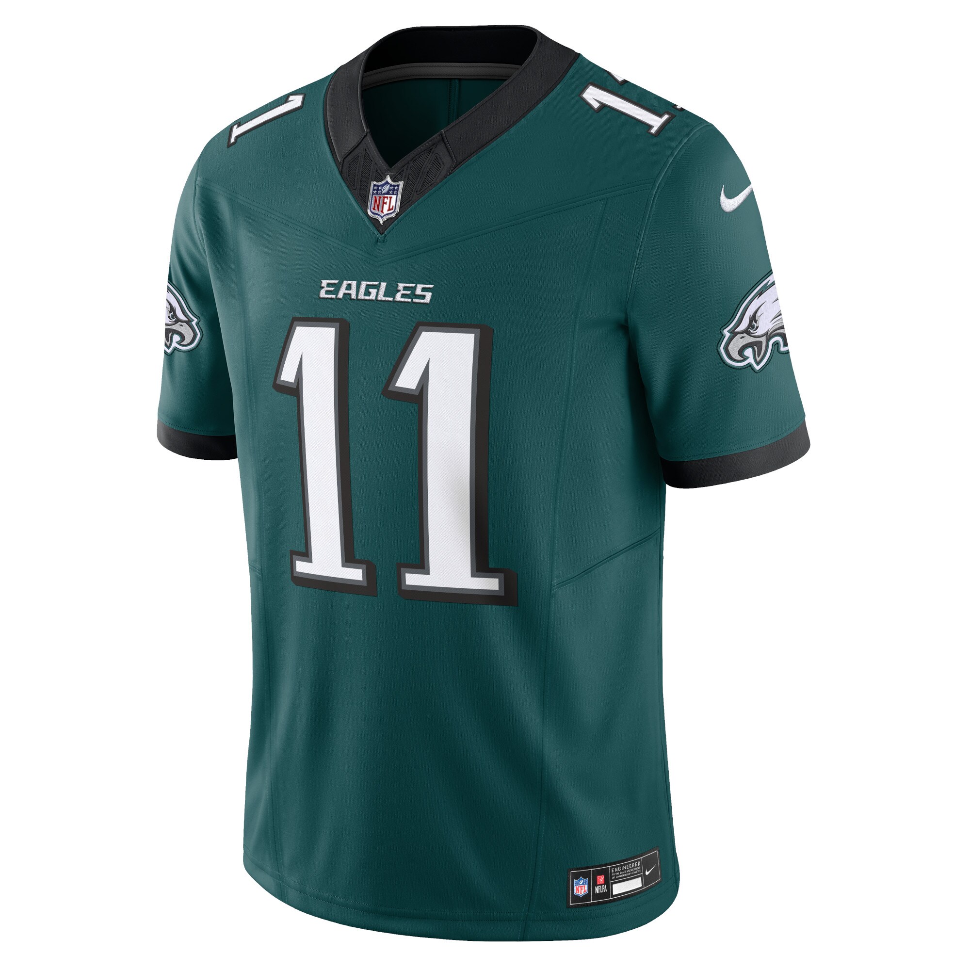 A.J. Brown Philadelphia Eagles #11 Vapor F.U.S.E. Limited Jersey - Midnight Green