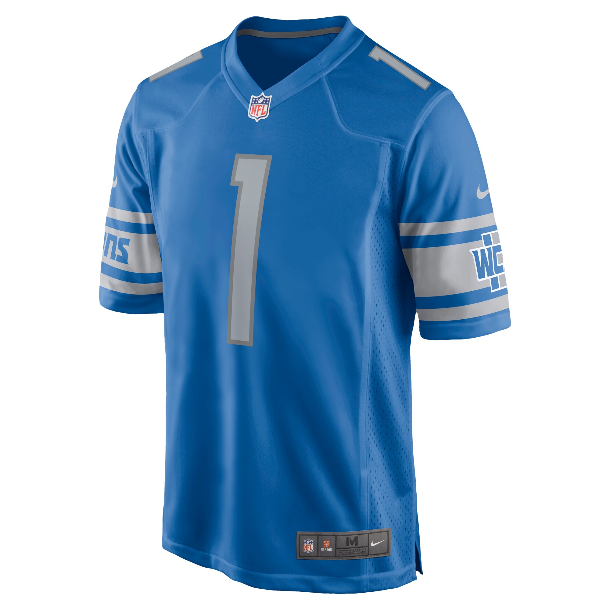 Jahmyr Gibbs Detroit Lions  Youth 2023 NFL Draft First Round Pick Game Jersey - Blue