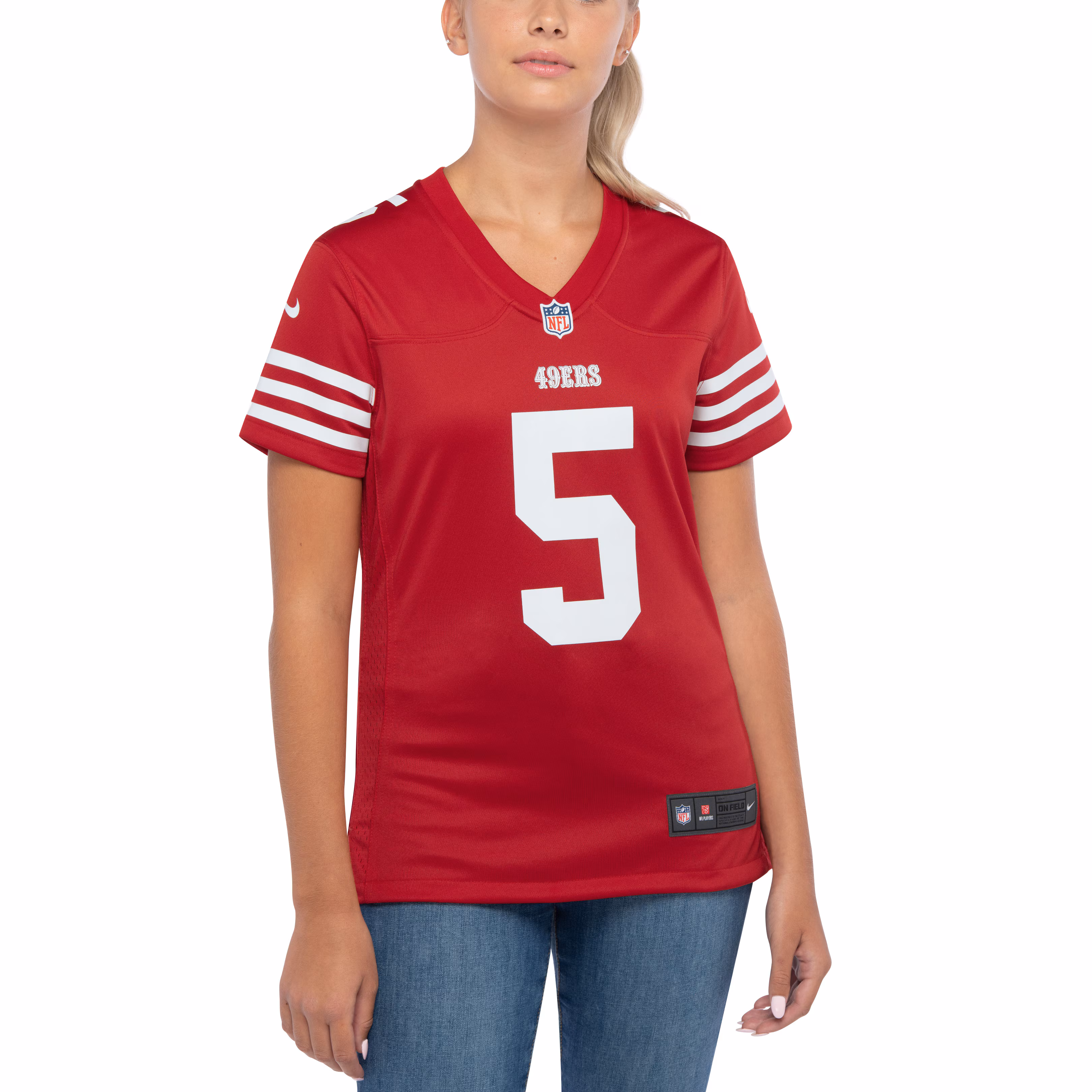 Trey Lance San Francisco 49ers Women's Player Jersey - White