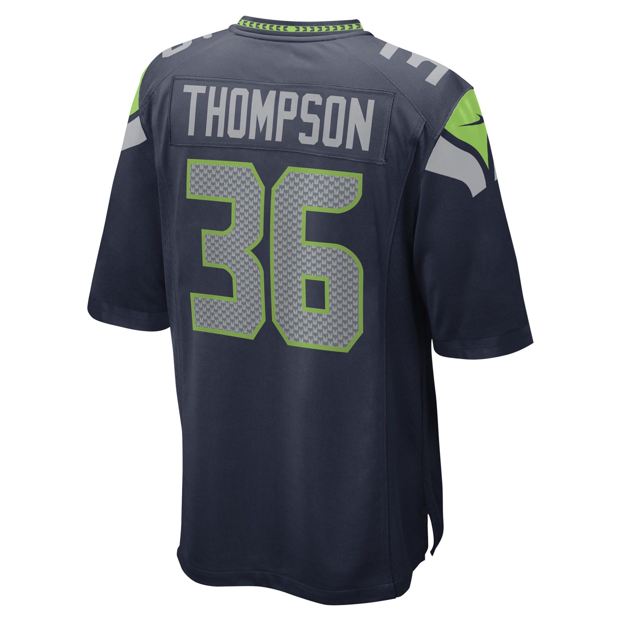 Darwin Thompson Seattle Seahawks  Game Player Jersey - College Navy