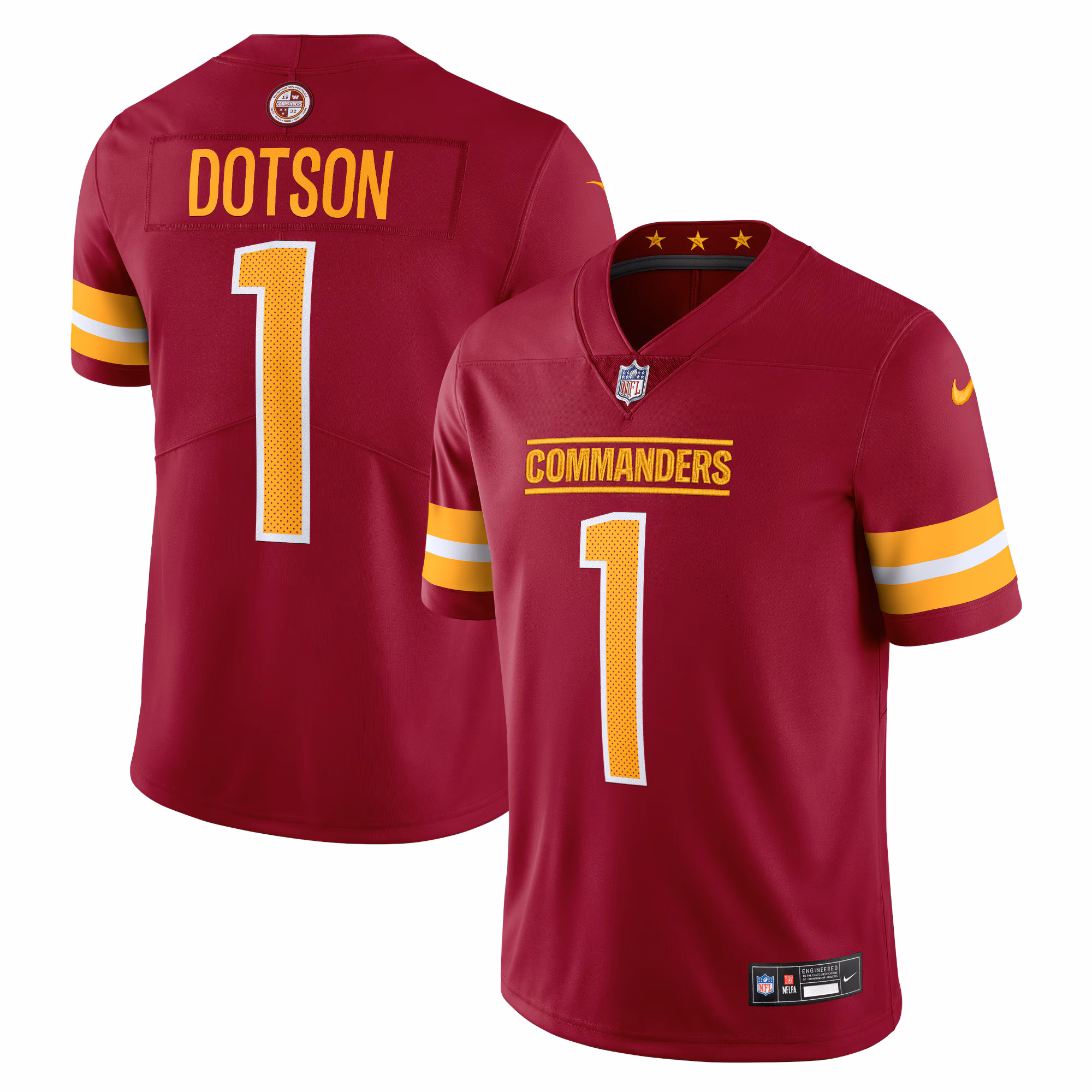 Jahan Dotson Washington Commanders Alternate Vapor Untouchable Limited Jersey - Black