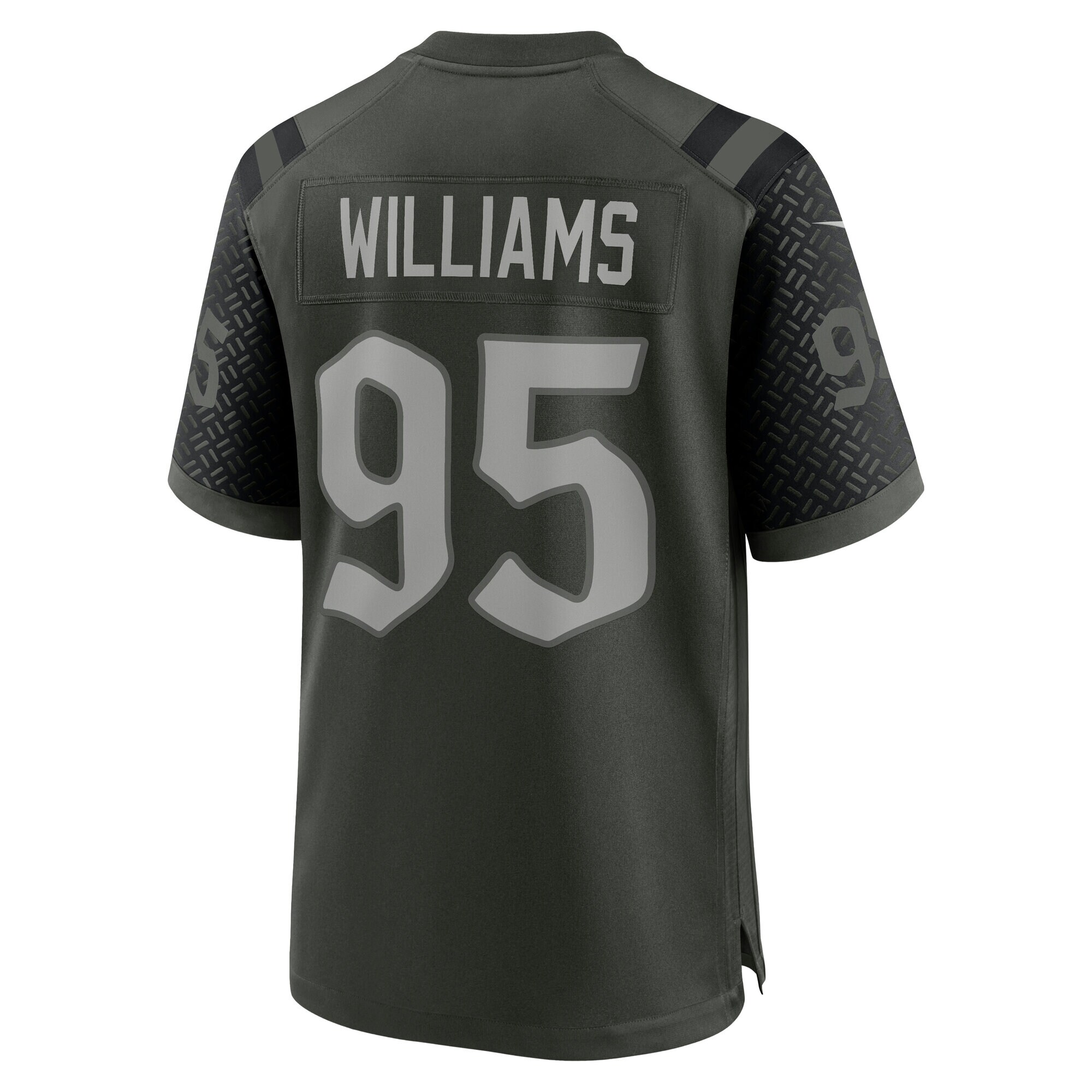 Quinnen Williams #95 New York Jets 2025 Rivalries Collection Game Jersey - Gotham Green