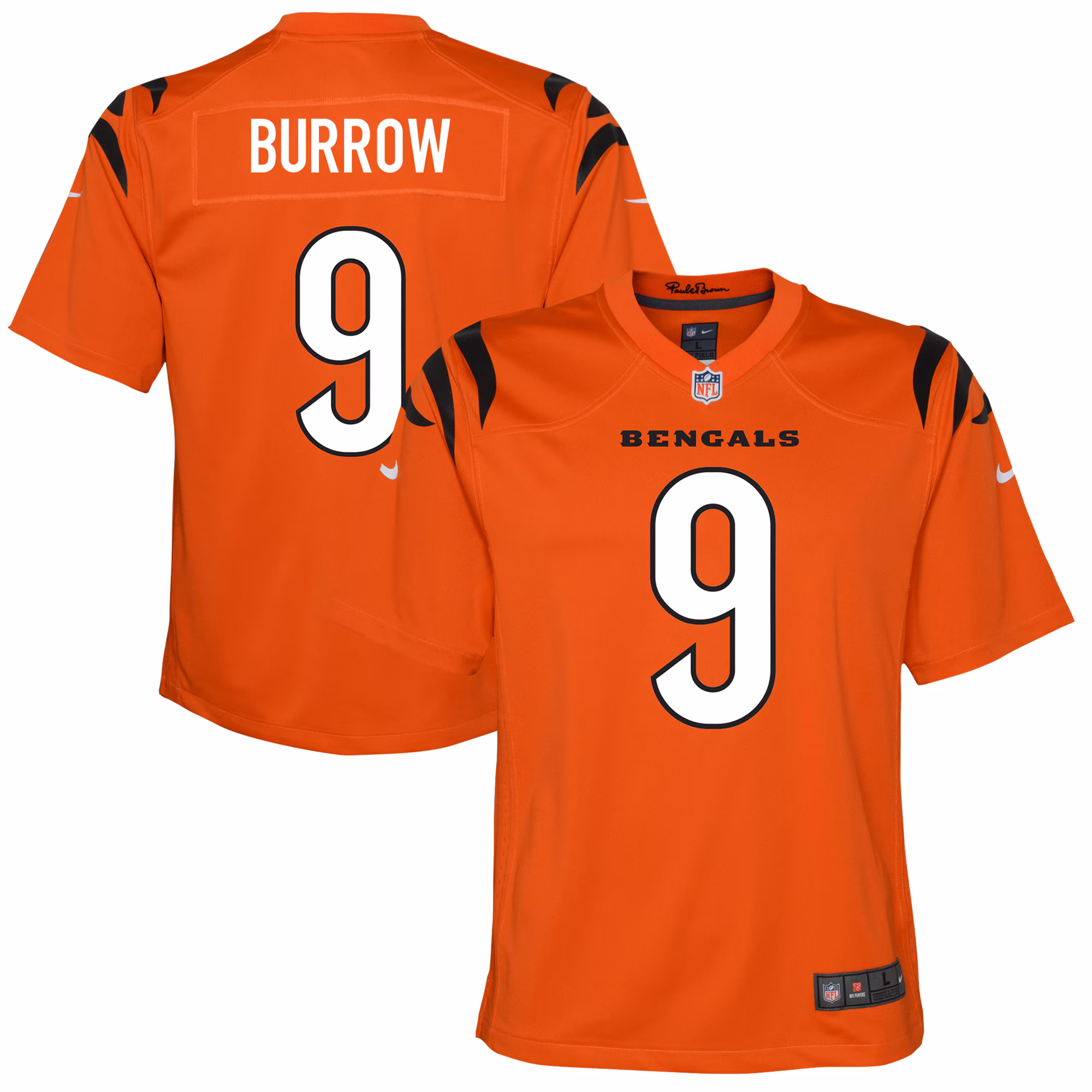 Joe Burrow Cincinnati Bengals Youth Game Jersey - White