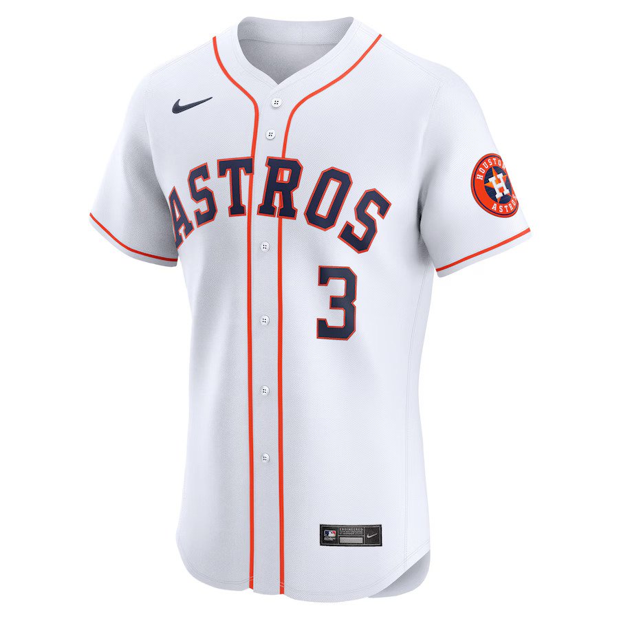 Men's Houston Astros Jeremy Pe?a  White Home Elite Player Jersey