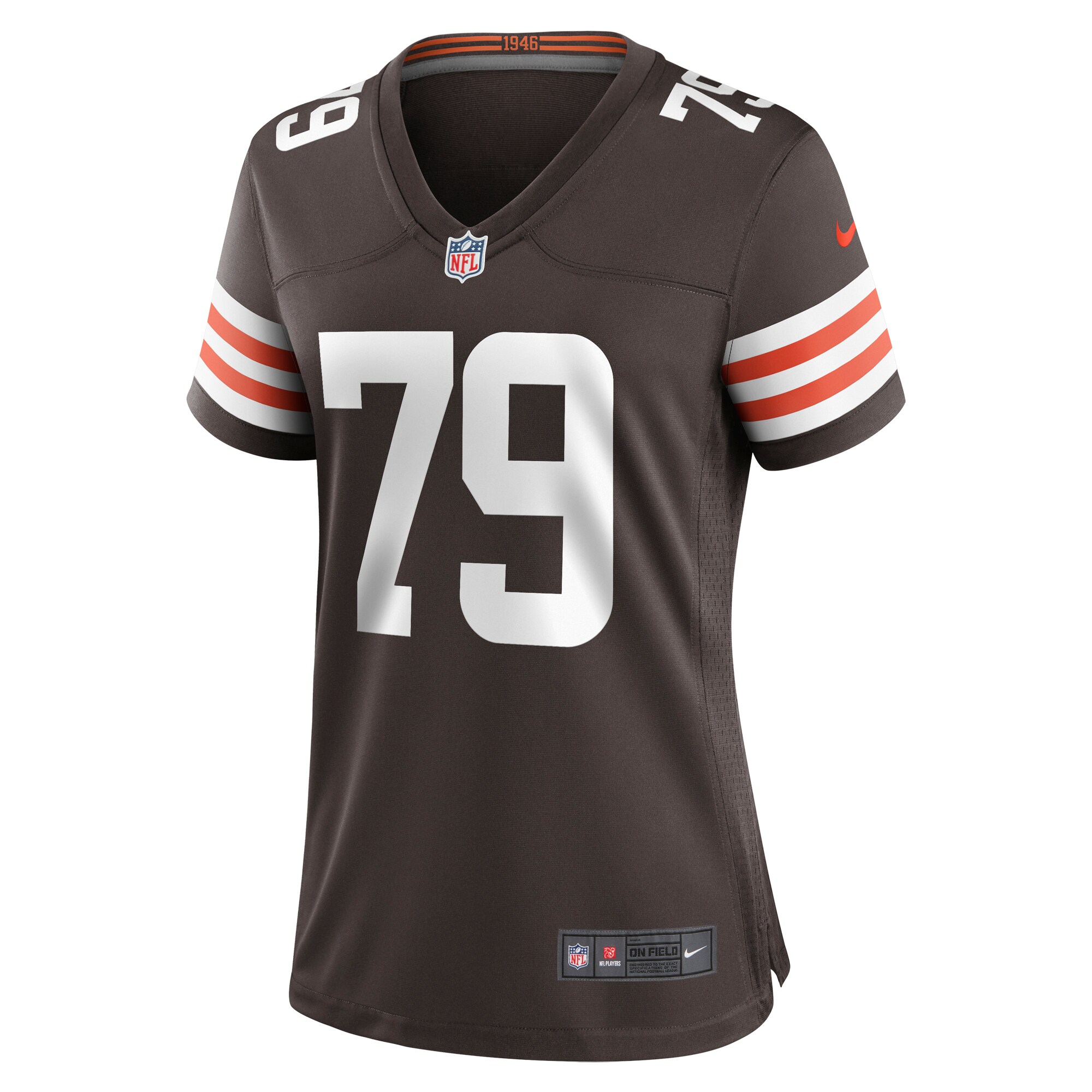 Tyrone Wheatley Cleveland Browns  Women's Team Game Jersey - Brown