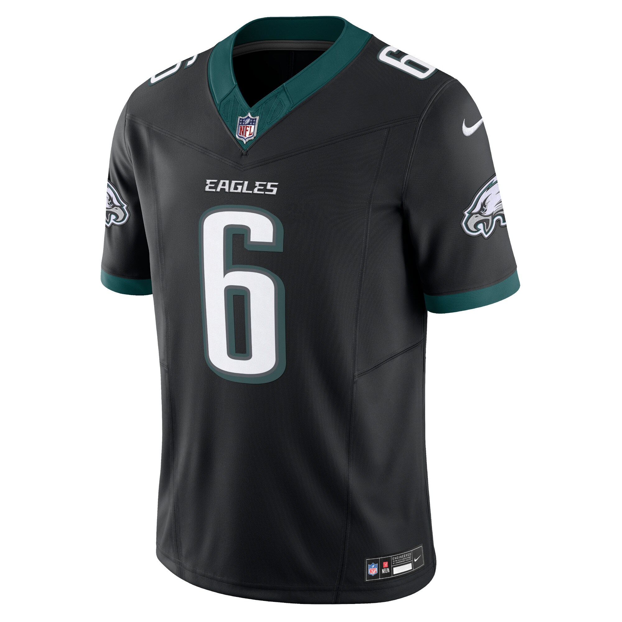 DeVonta Smith #6 Philadelphia Eagles Alternate Vapor F.U.S.E. Limited Jersey - Black