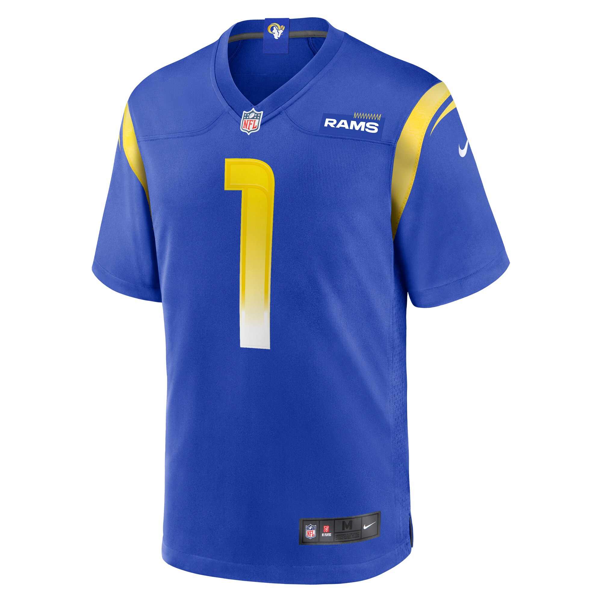 Number 1 Dad Los Angeles Rams Game Jersey - Royal