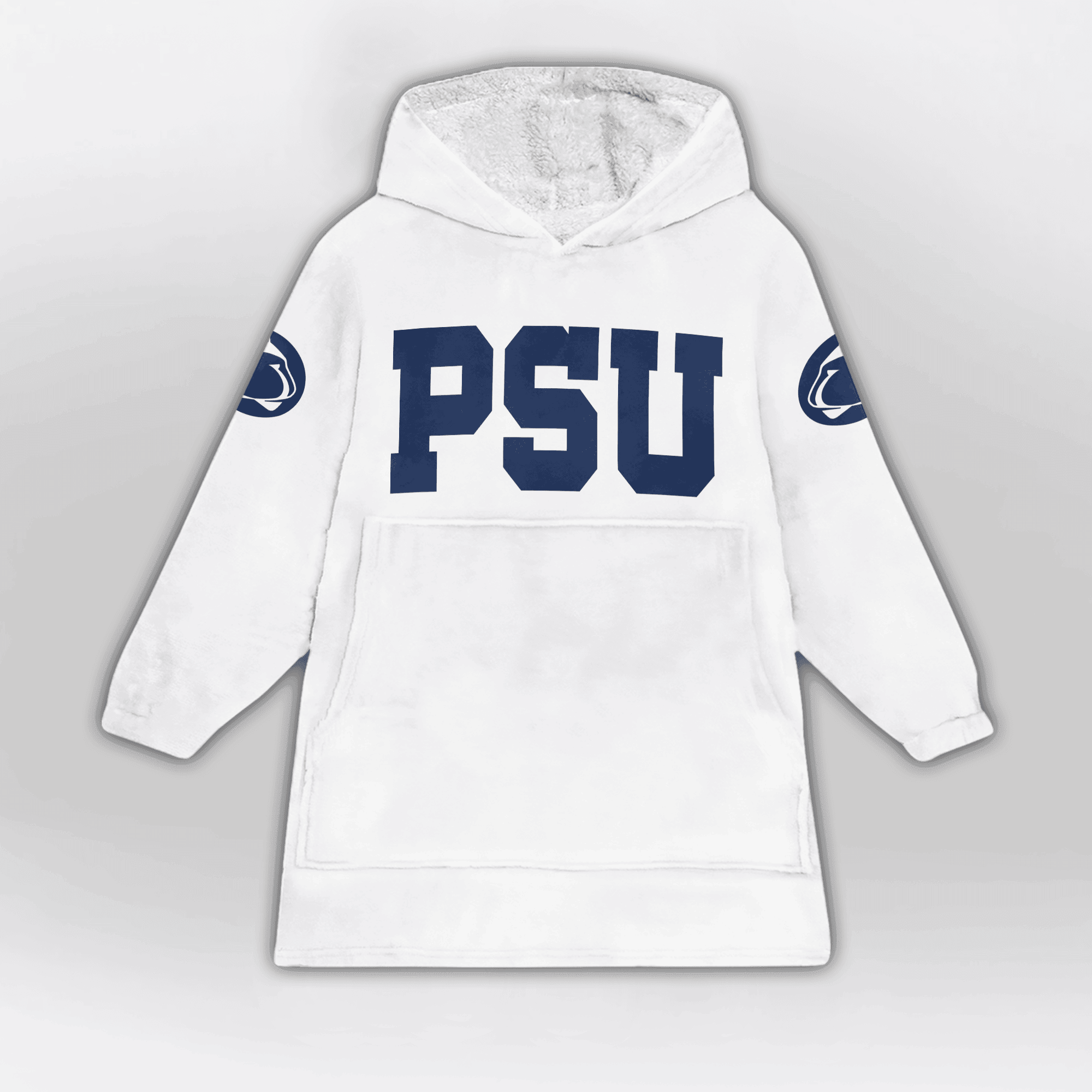 Kid 1 Penn State Football Unisex Blanket Hoodie