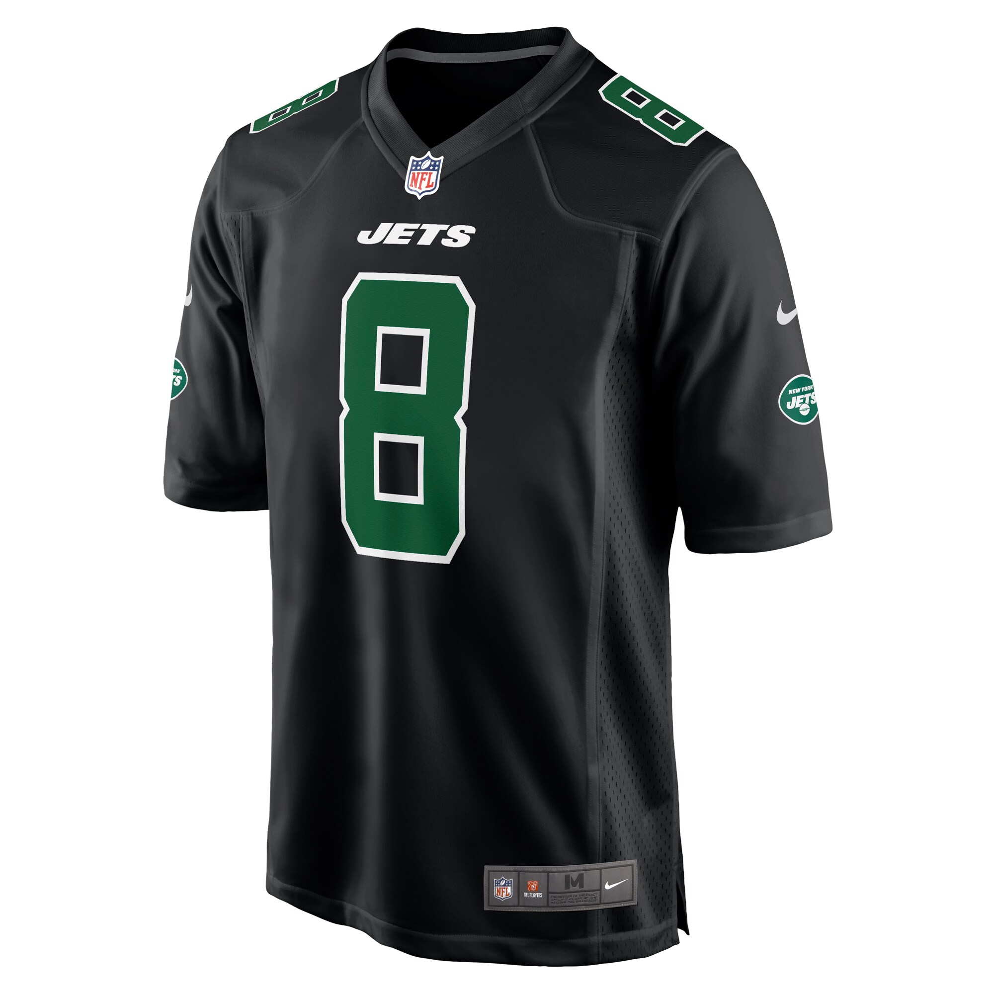 Aaron Rodgers New York Jets Fashion Game Jersey - Black