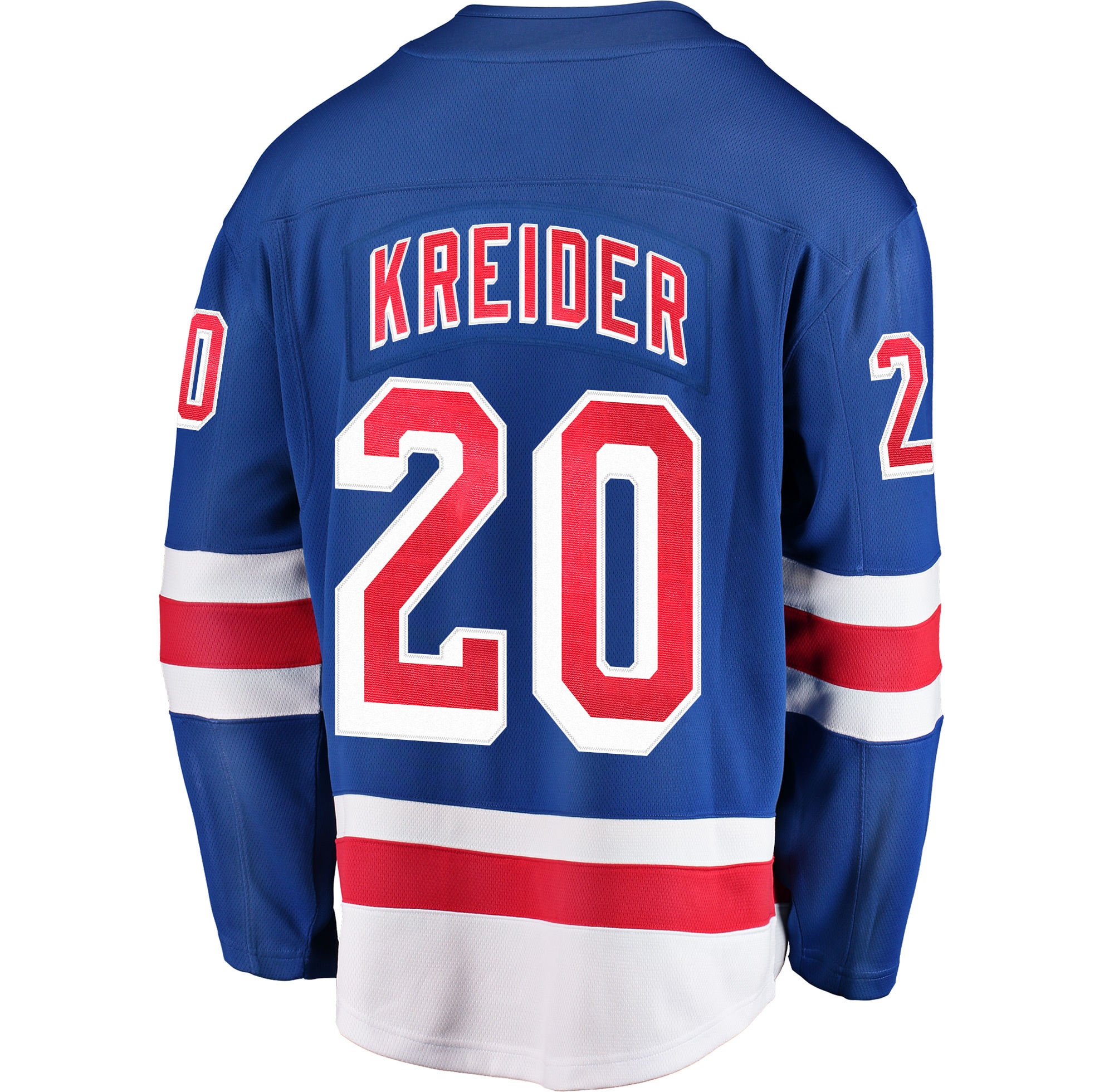 Chris Kreider New York Rangers Home Breakaway Player Jersey - Blue