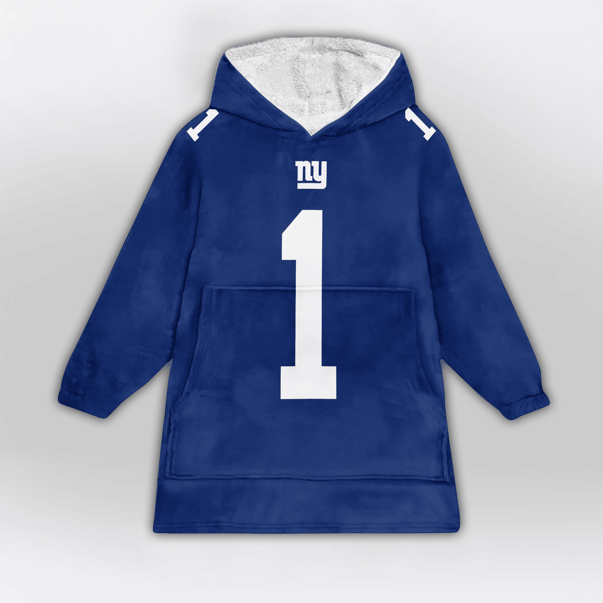 Adult M.N 1 New York G Football Unisex Blanket Hoodie