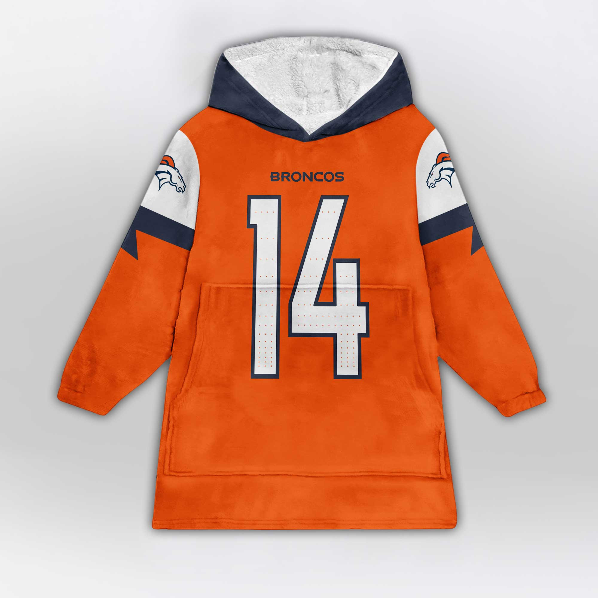 Kid C.S 14 Denver Football Unisex Blanket Hoodie