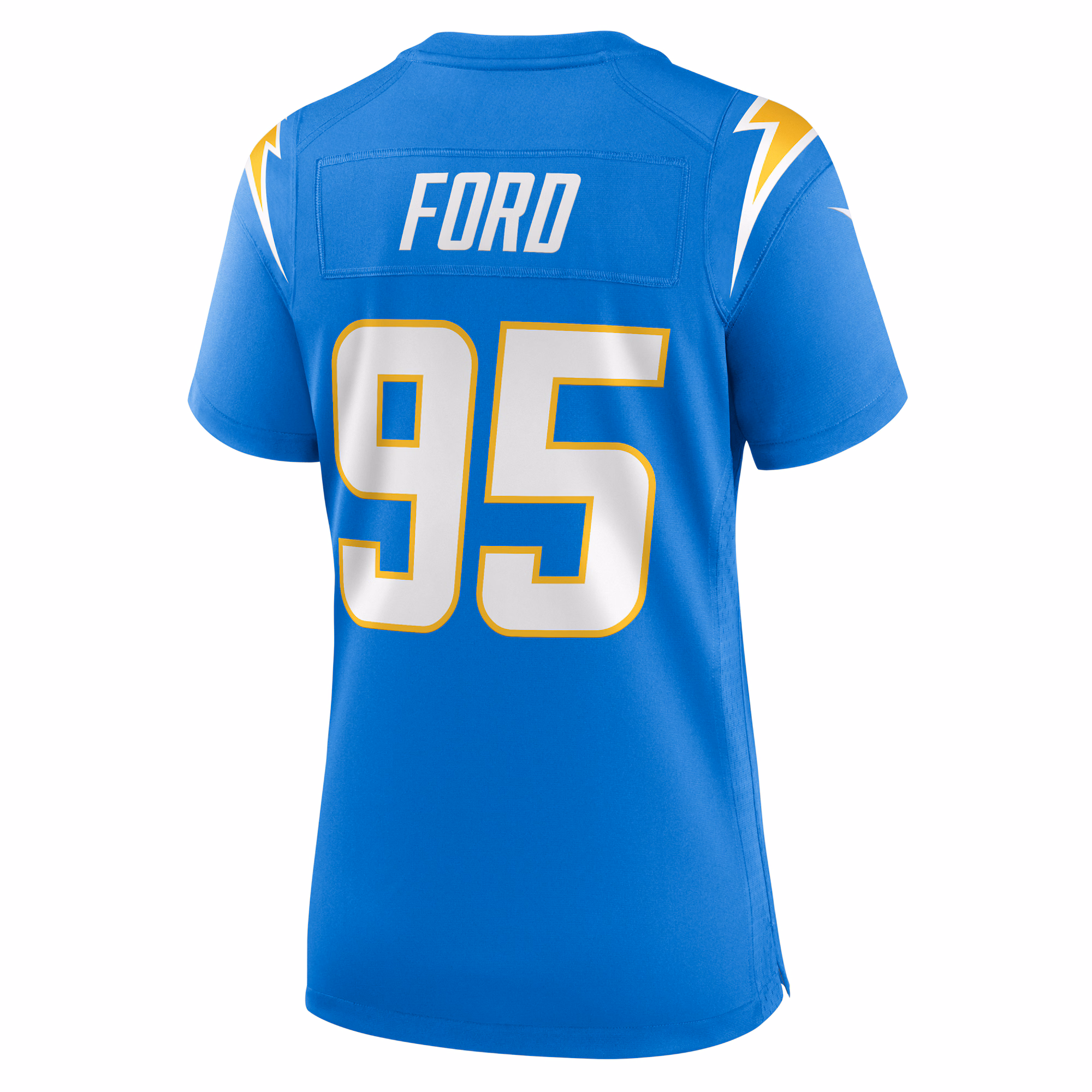Poona Ford Los Angeles Chargers Women's Team Game Jersey -  Powder Blue