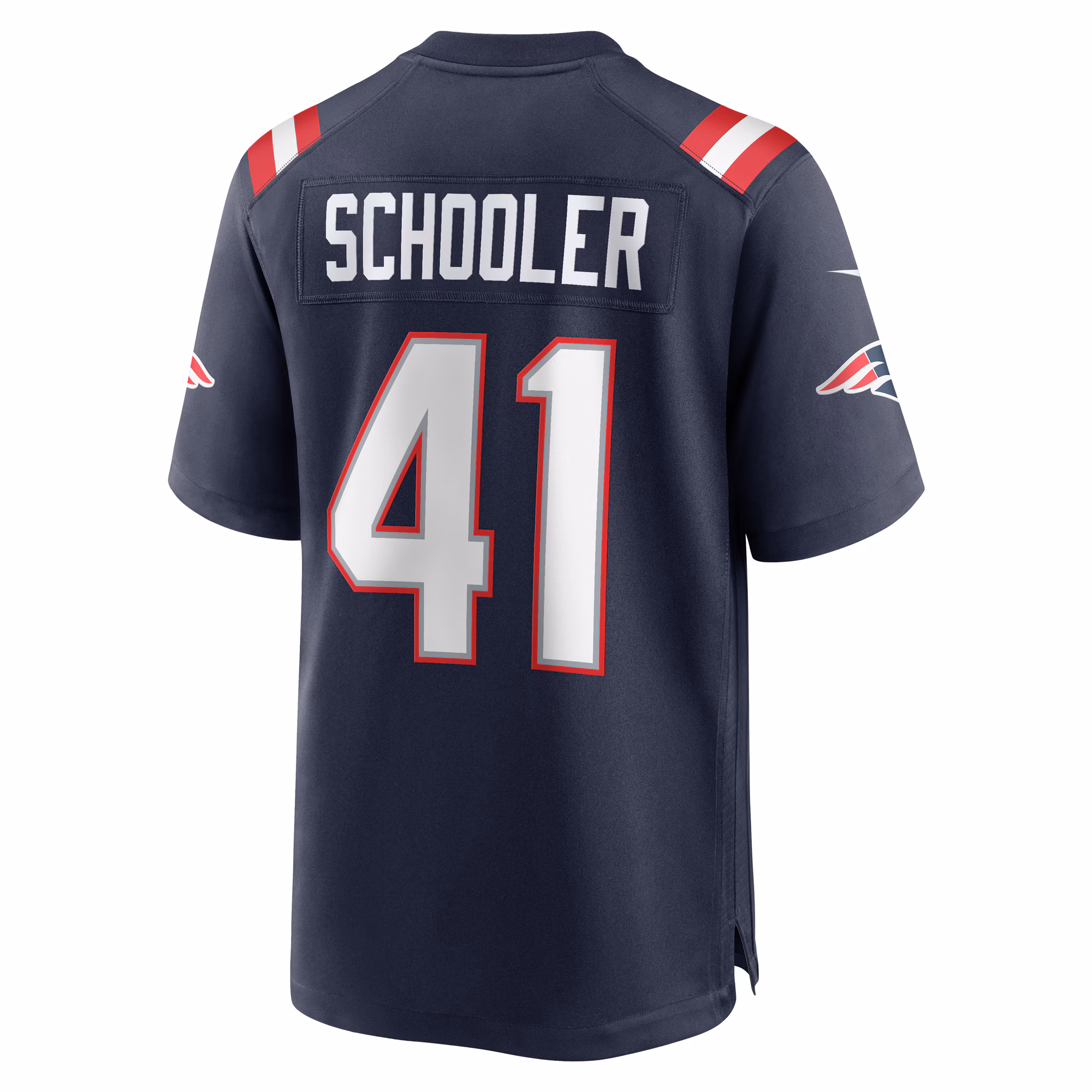 Brenden Schooler New England Patriots Game Player Jersey - Navy