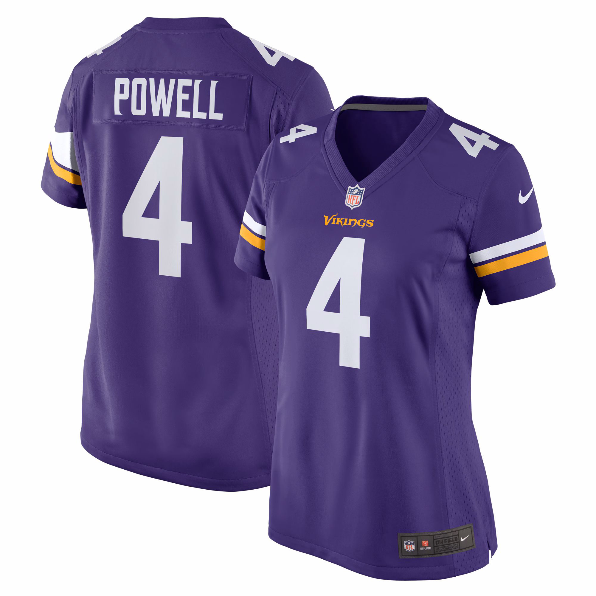 Brandon Powell Minnesota Vikings Women's  Game Jersey -  Purple