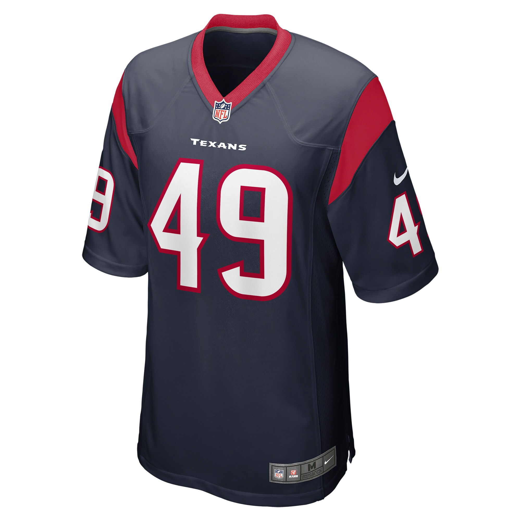 Ian Swenson Houston Texans  Team Game Jersey - Navy