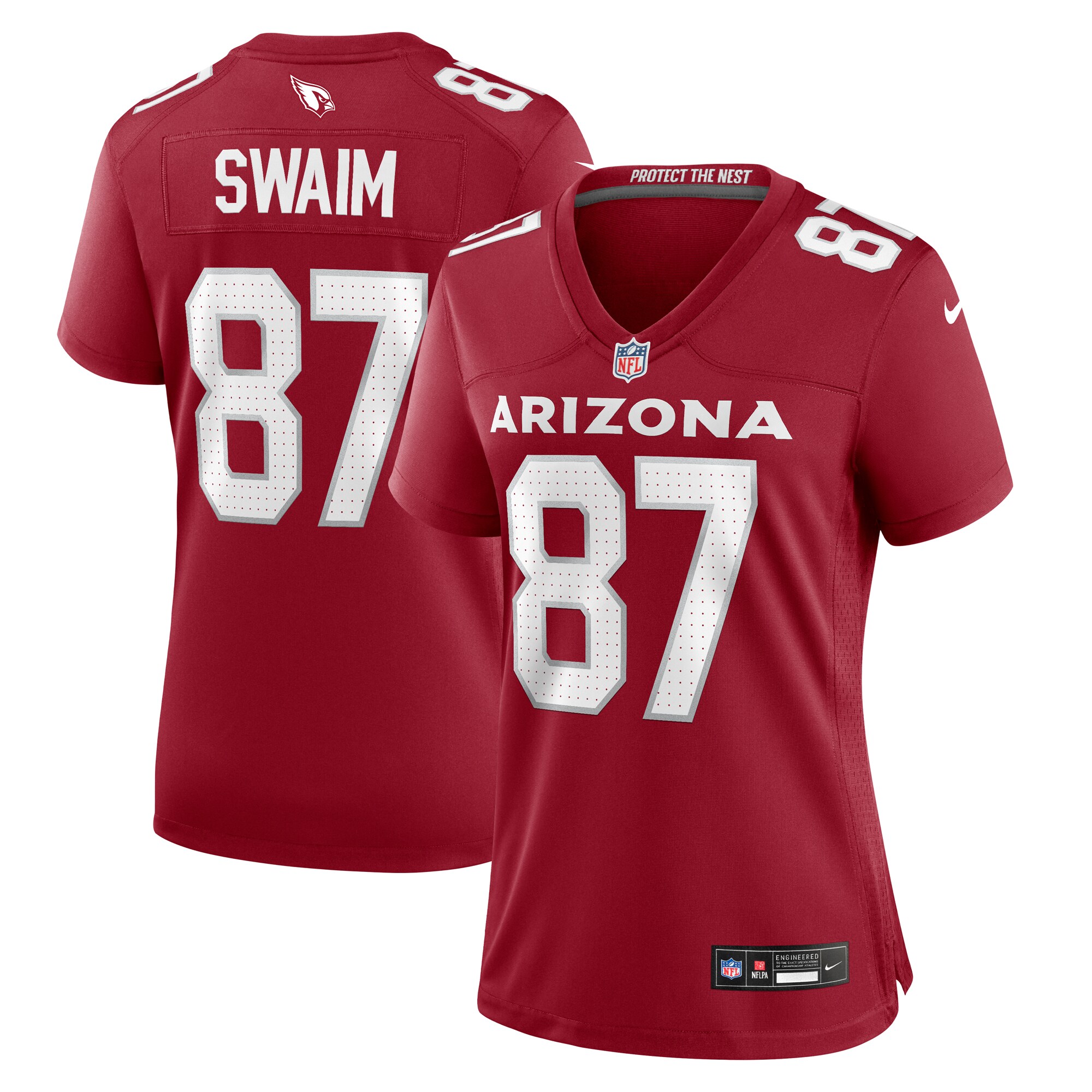 Geoff Swaim Arizona Cardinals Women's Team Game Jersey -  Cardinal