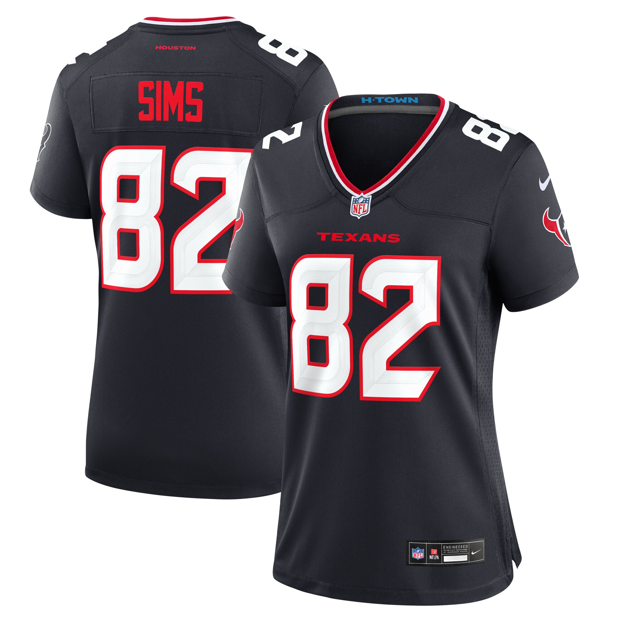 Steven Sims Houston Texans Women's Team Game Jersey -  Navy