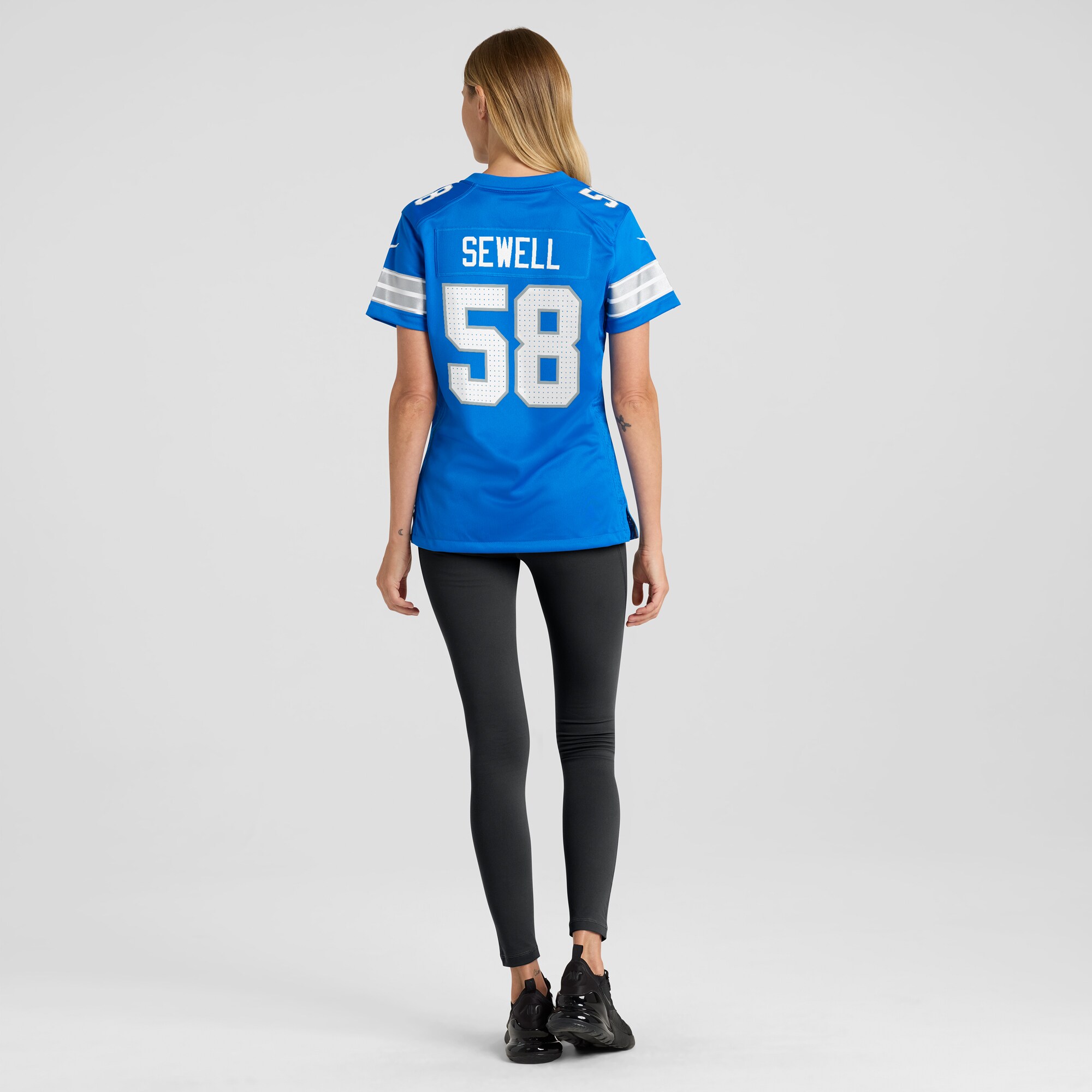 Penei Sewell Detroit Lions Women's 2nd Alternate Game Jersey - Black
