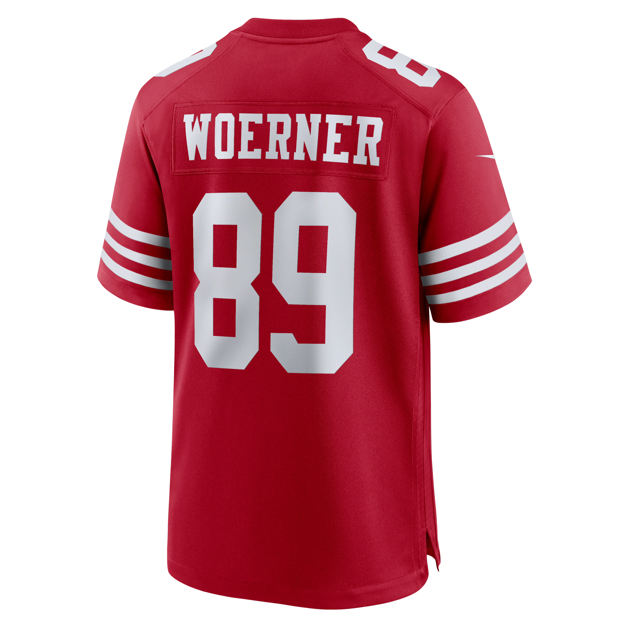 Charlie Woerner San Francisco 49ers  Game Jersey -  Scarlet