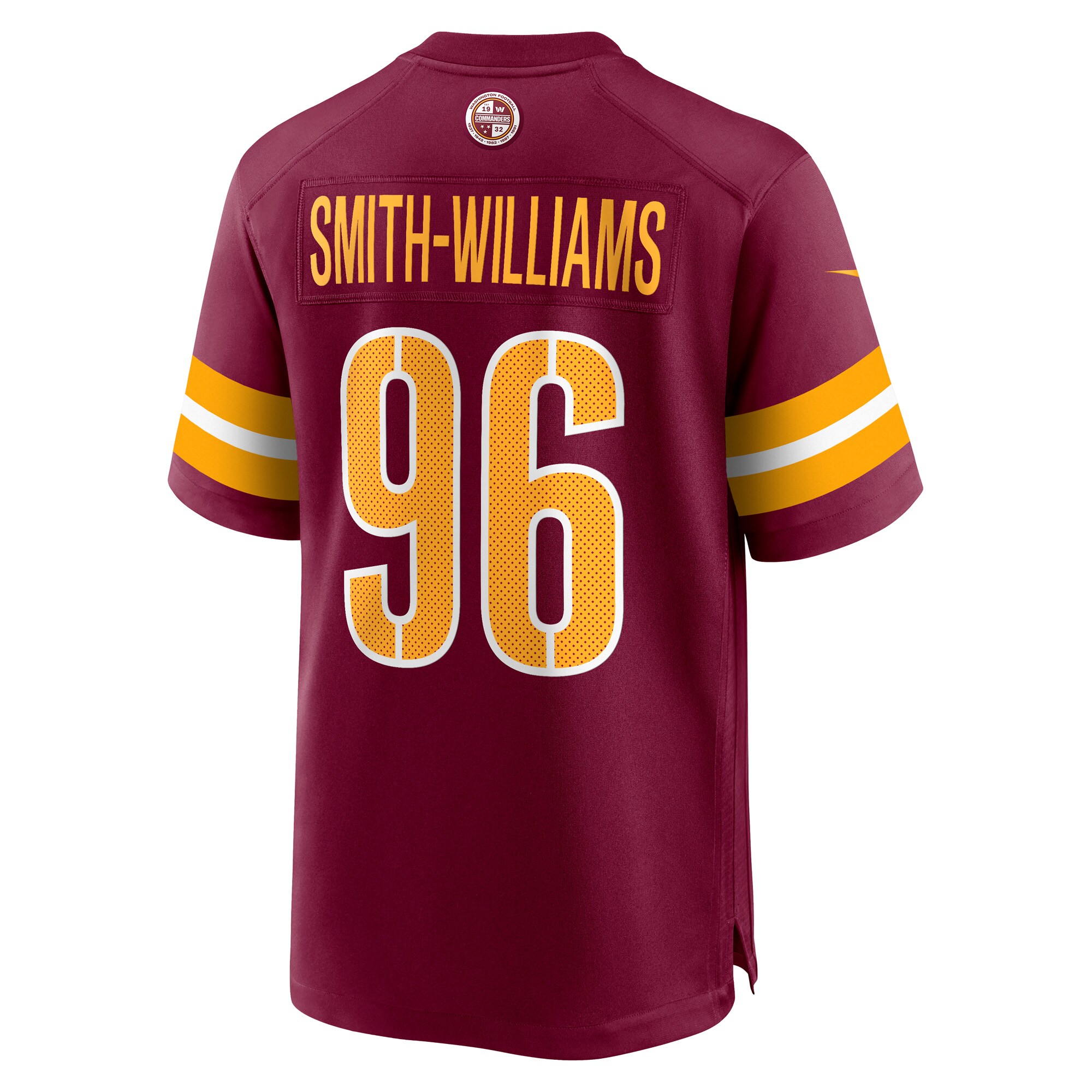 James Smith-Williams Washington Commanders Game Player Jersey - Burgundy
