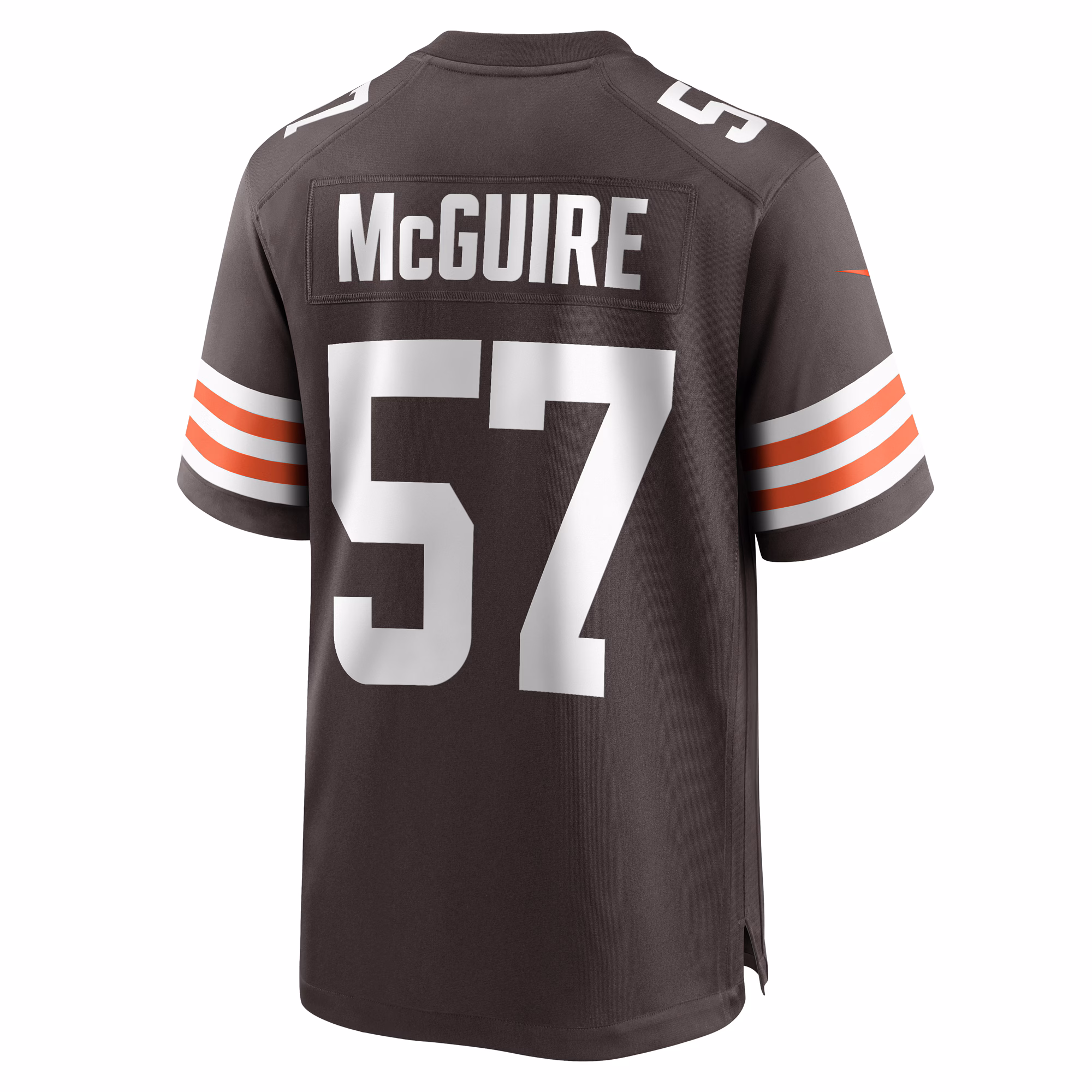 Isaiah McGuire Cleveland Browns Team Game Jersey -  Brown