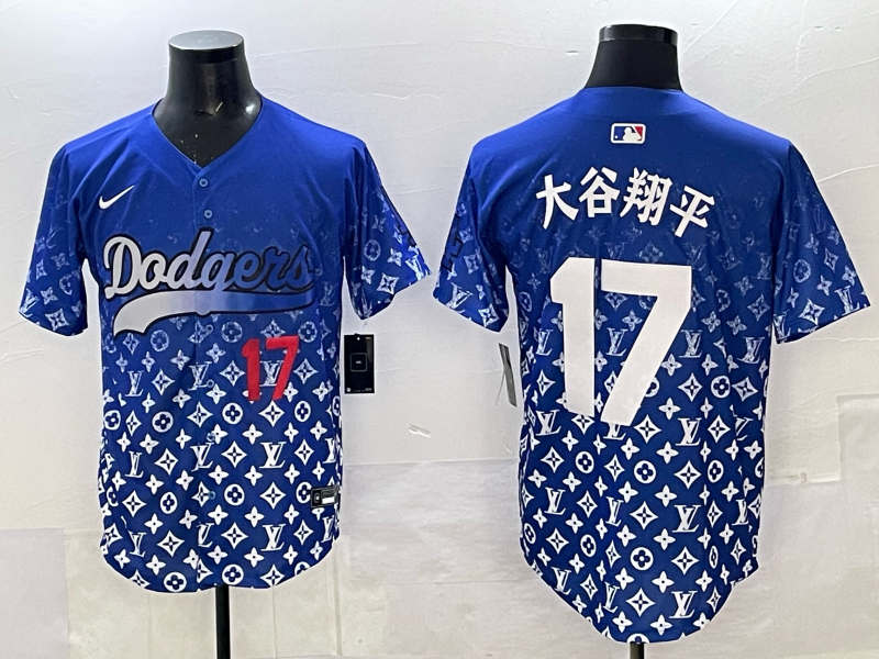 Men's #17 Shohei Ohtani Los Angeles Dodgers 2025 Custom Cool Jersey