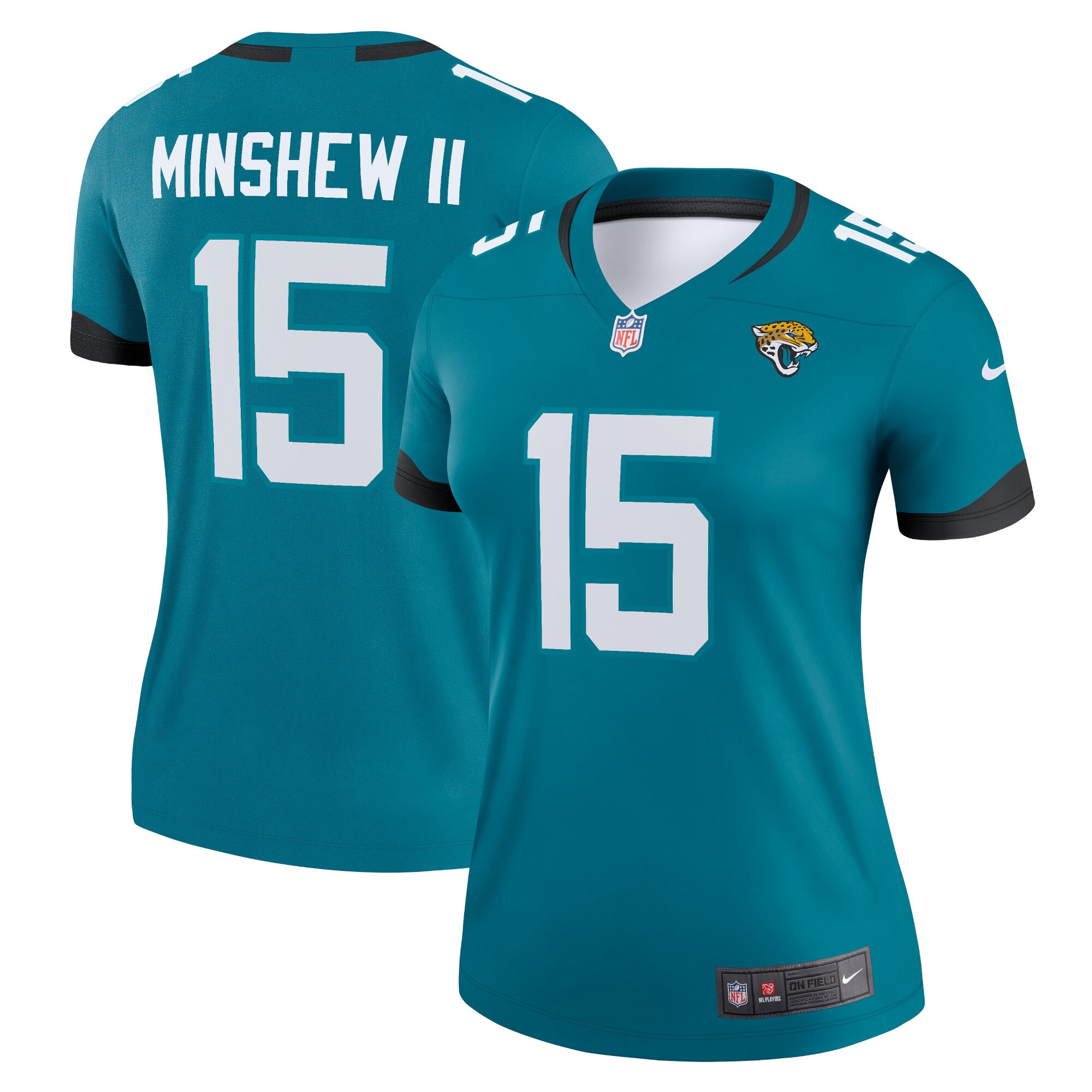 Gardner Minshew II Jacksonville Jaguars  Women's Legend Jersey - Teal