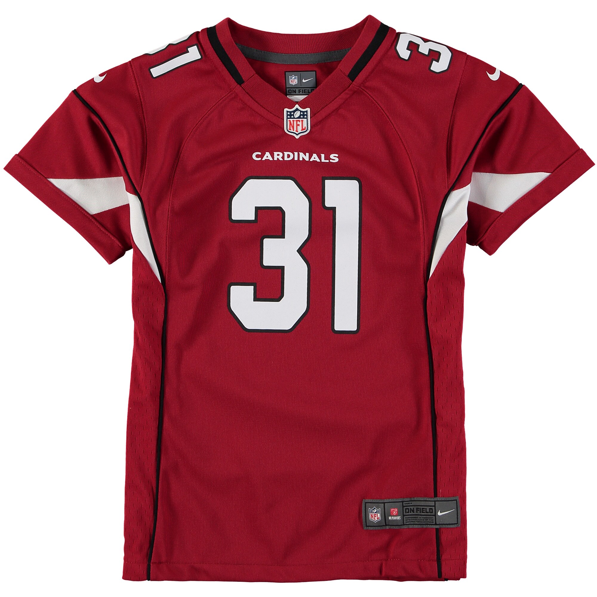 David Johnson Arizona Cardinals  Girls Youth Game Jersey - Cardinal