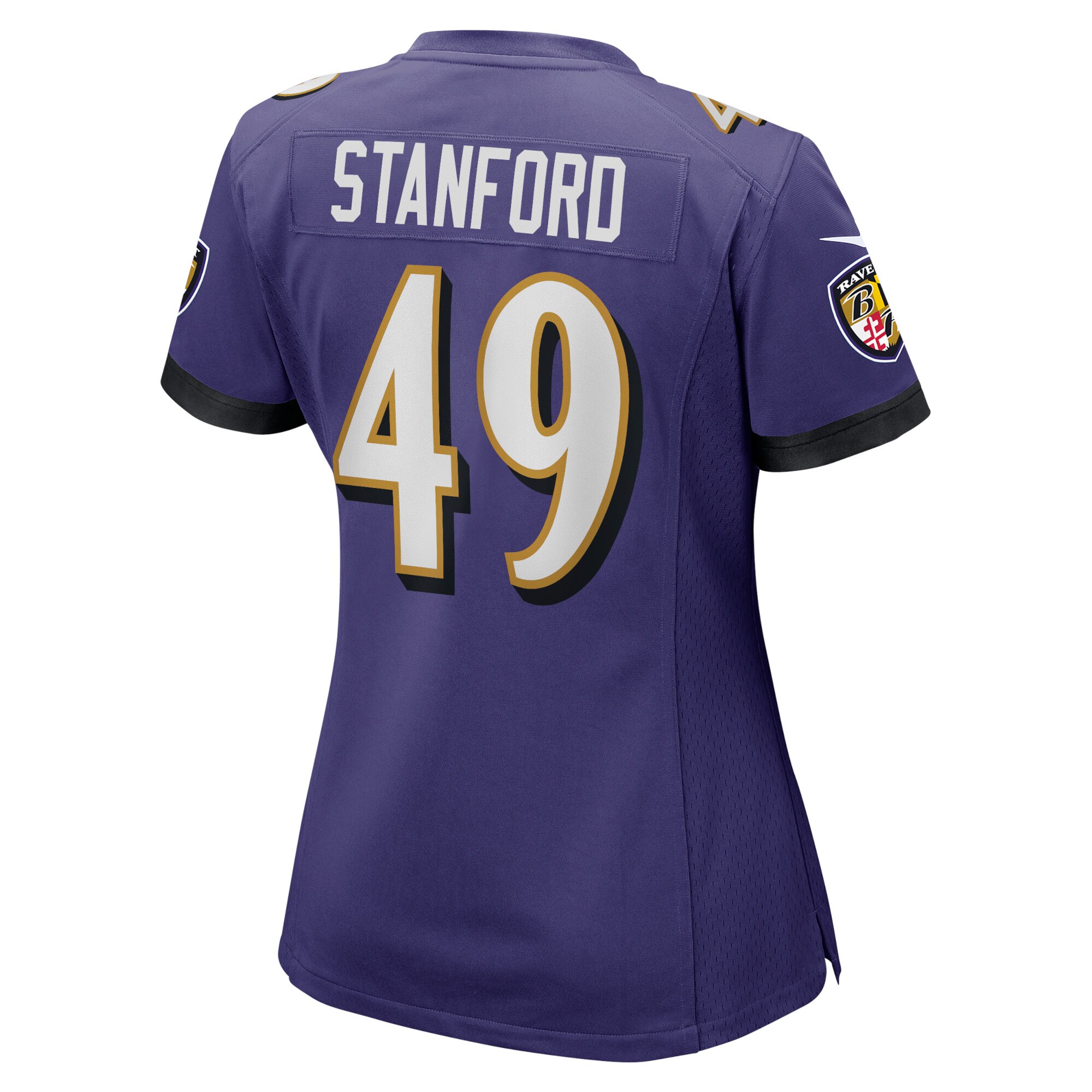 Julian Stanford Baltimore Ravens  Women's Home Game Player Jersey - Purple