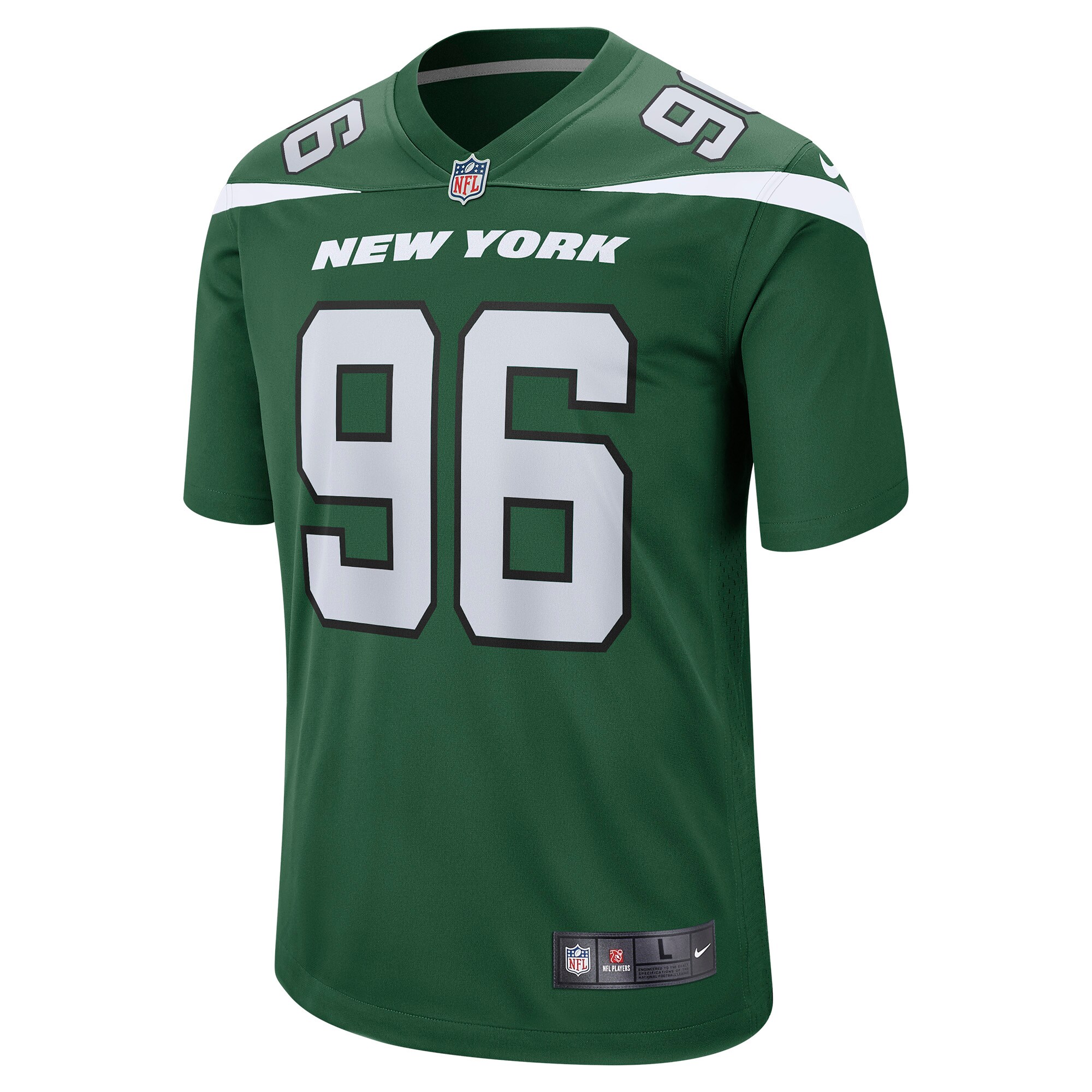 Jonathan Marshall New York Jets  Game Jersey - Gotham Green