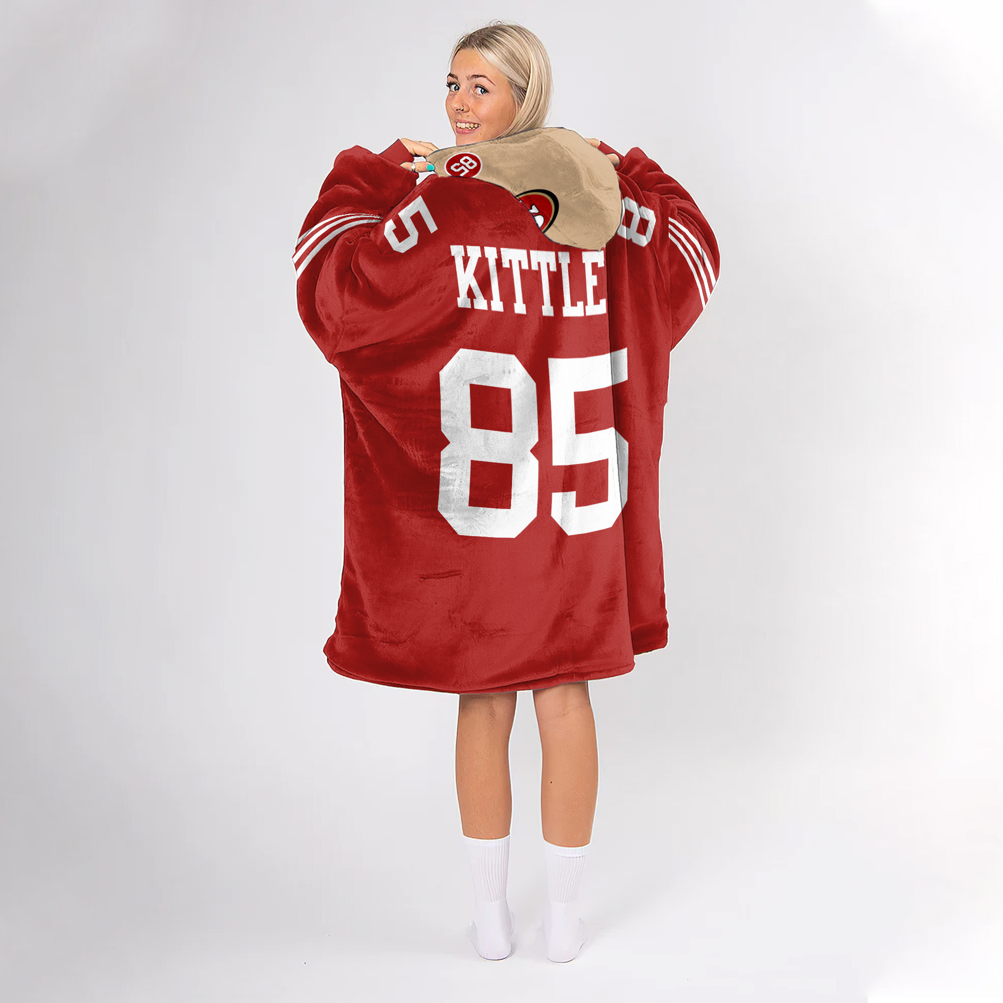 Adult F**k Dallas San Francisco 49ers Football Unisex Blanket Hoodie