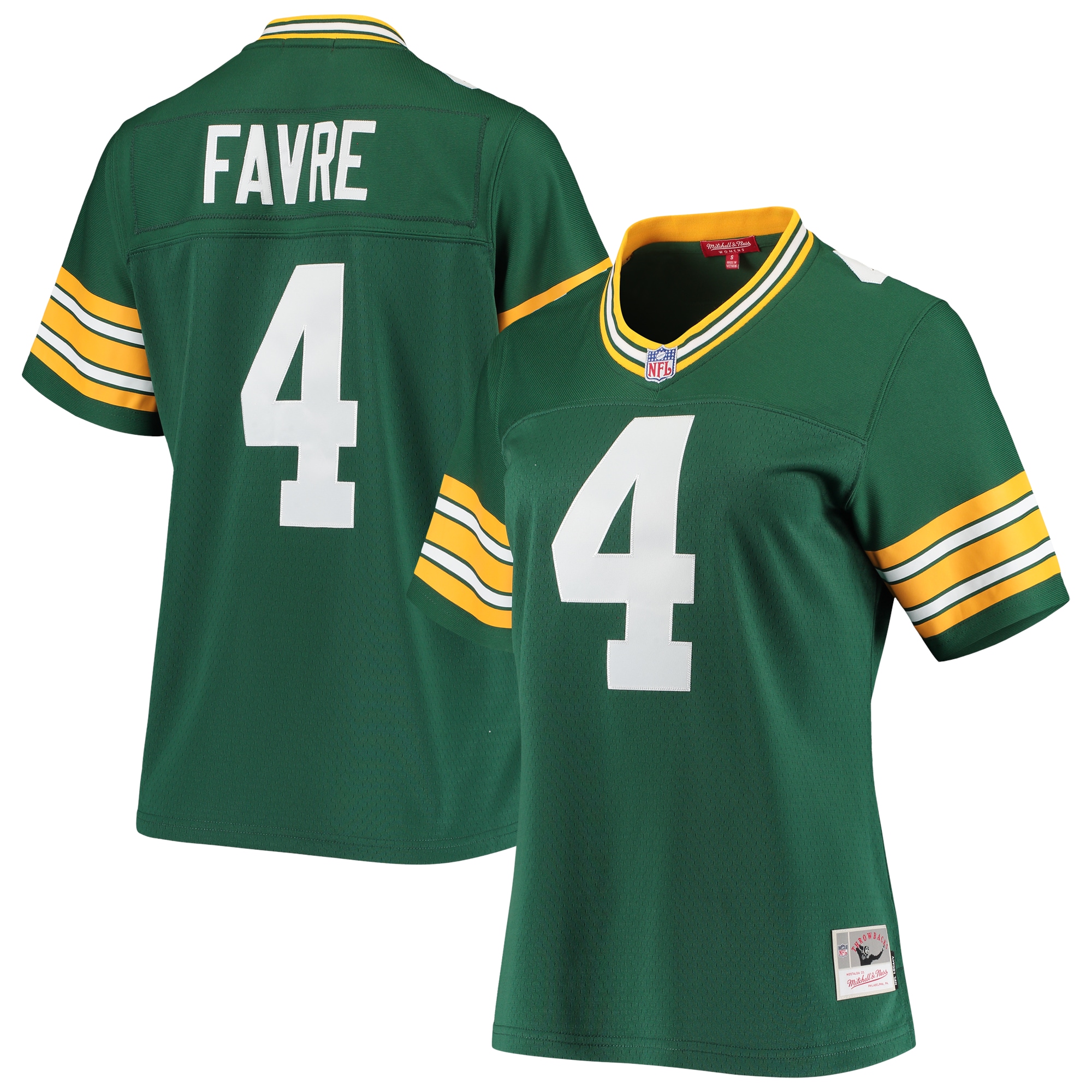 Brett Favre Green Bay Packers  Women's 1996 Legacy Replica Player Jersey - Green