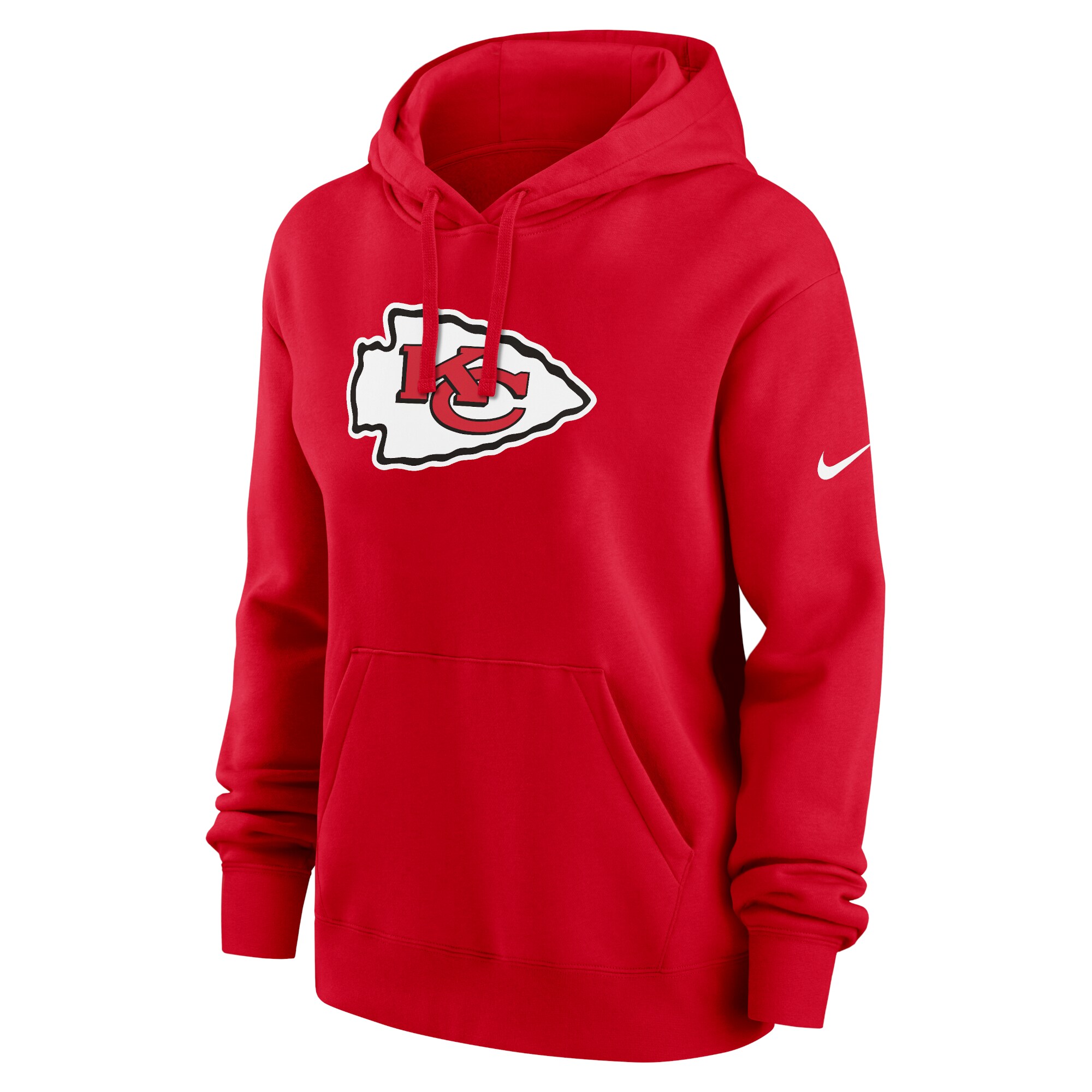 Kansas City Chiefs Women's Club Fleece Pullover Hoodie - Red