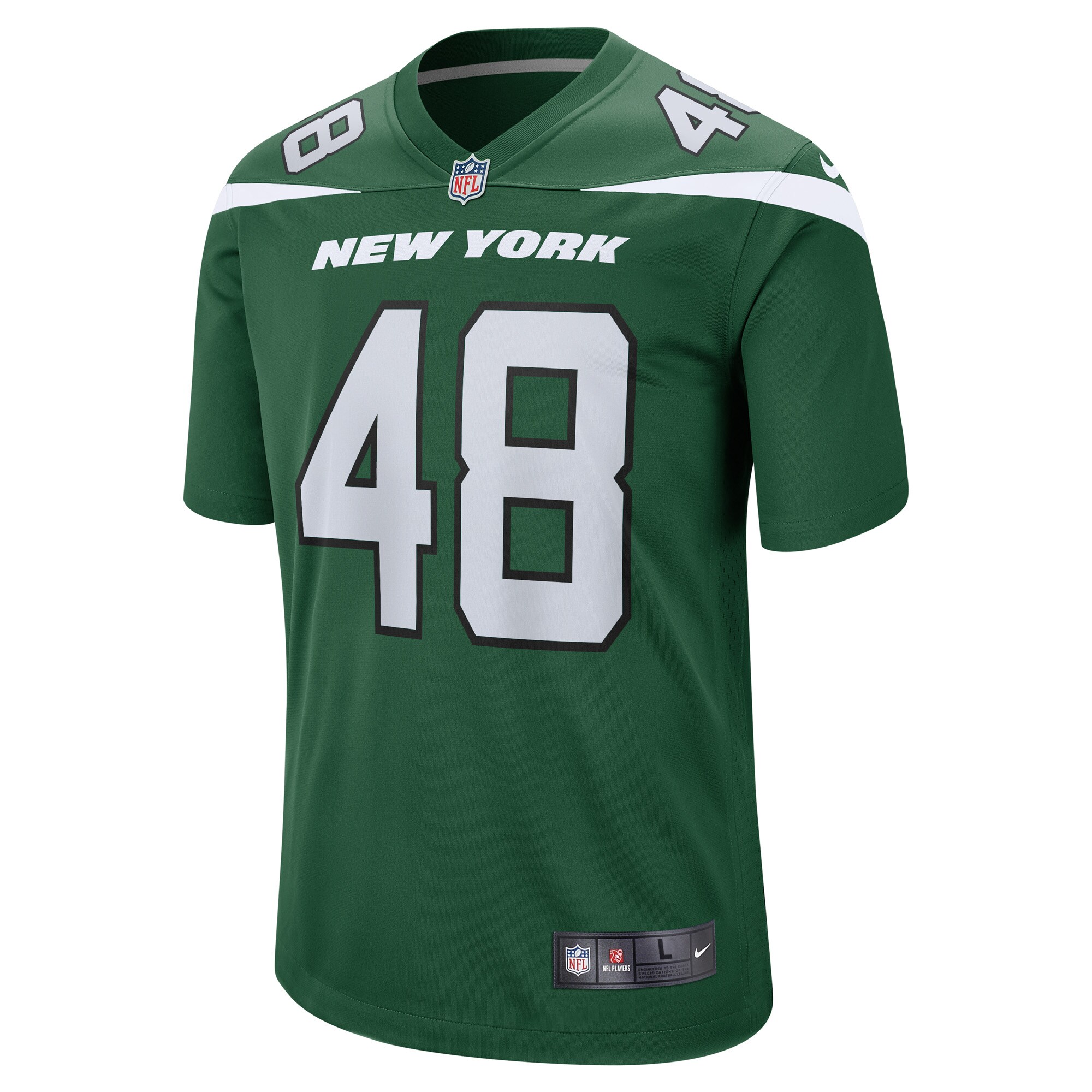 Nick Bawden New York Jets  Women's Game Player Jersey - Gotham Green