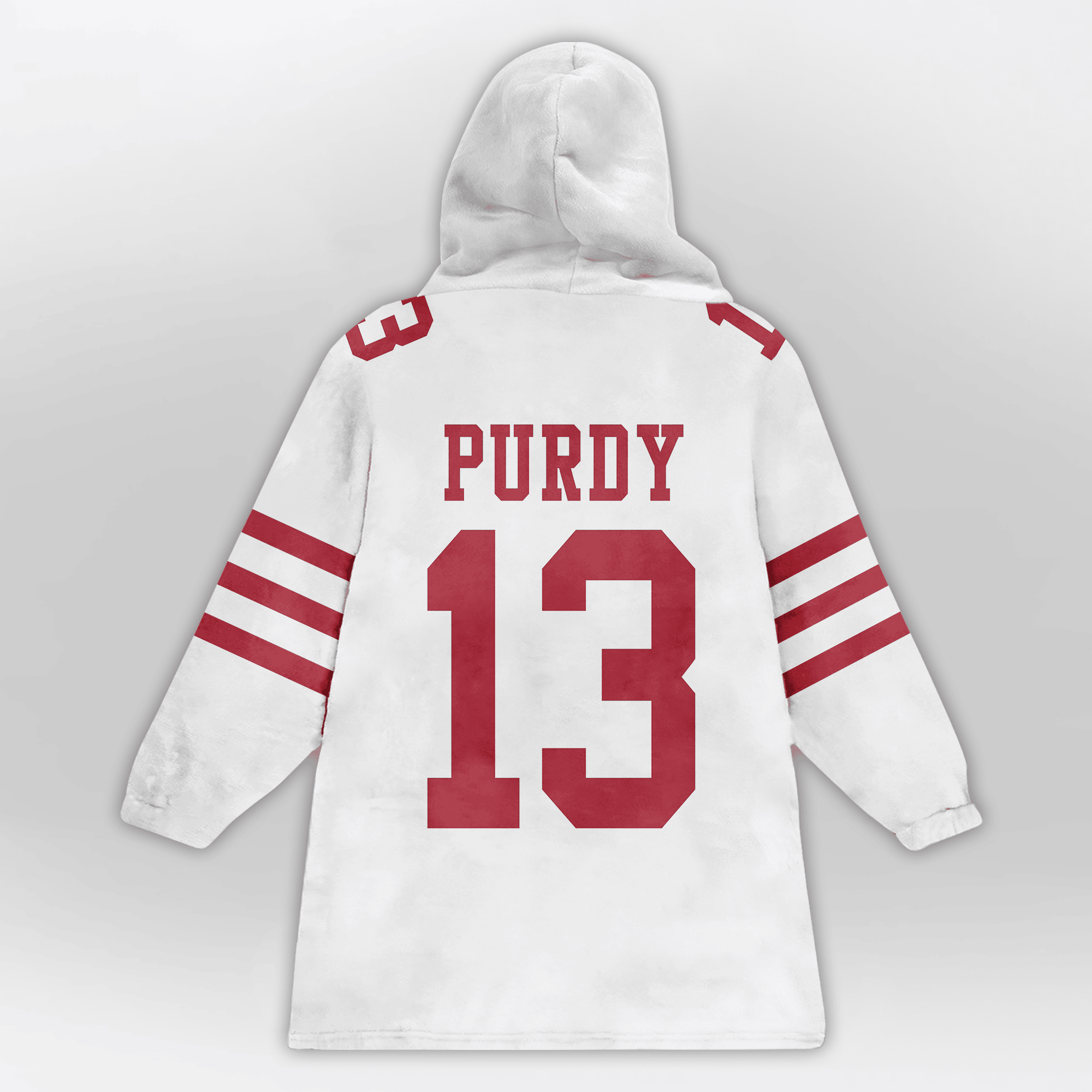 Adult B.P 13 San Francisco 49ers Football Unisex Blanket Hoodie