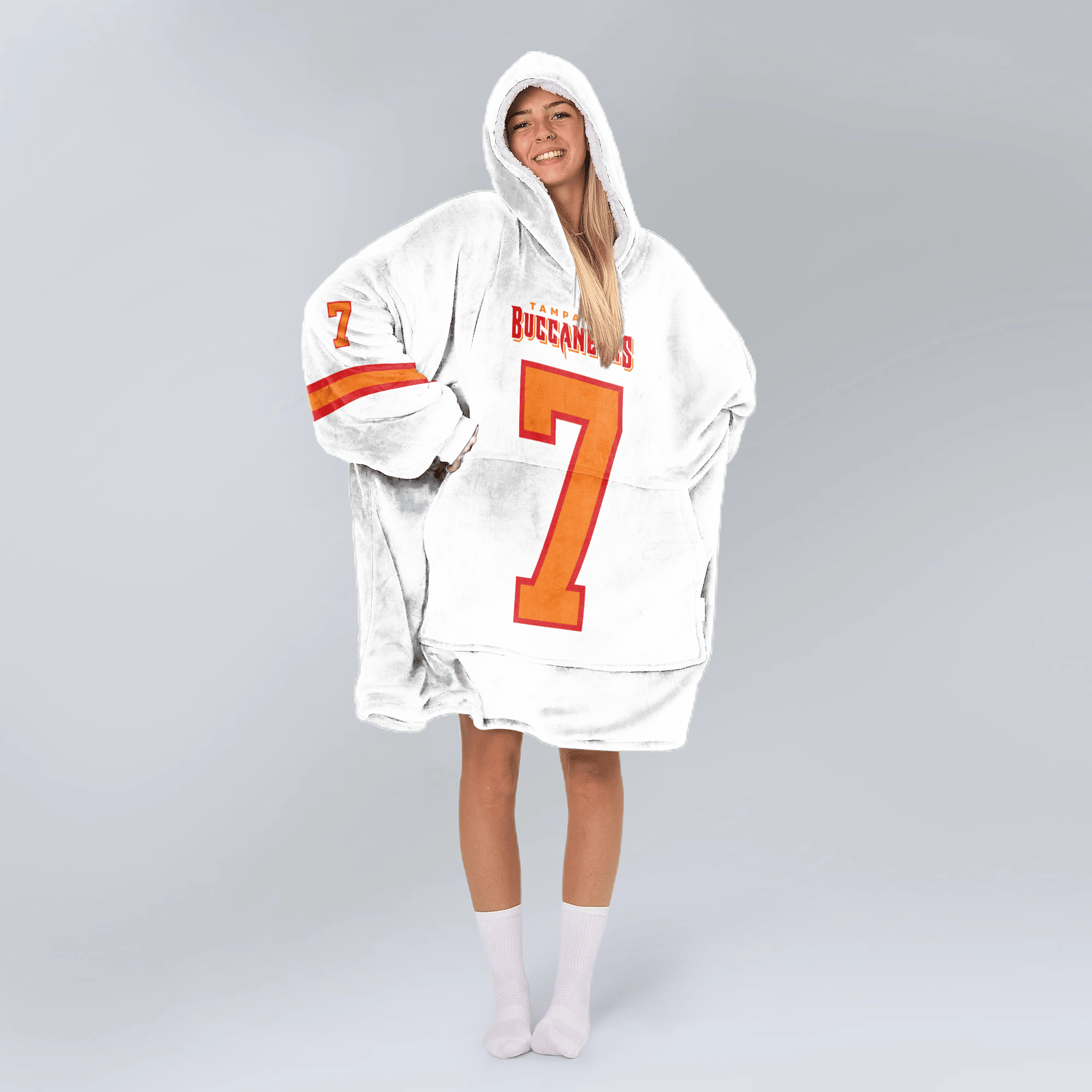 Adult B.I 7 Tampa Bay Football Unisex Blanket Hoodie