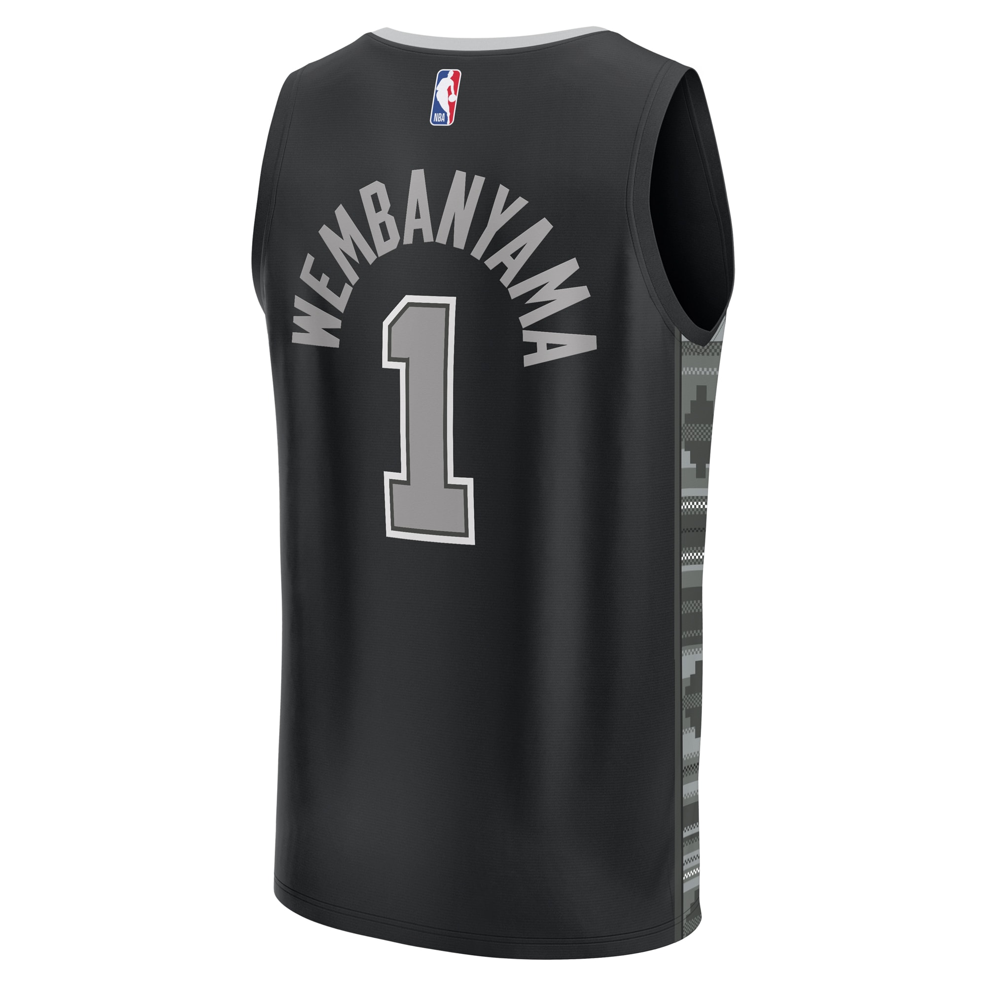 Victor Wembanyama San Antonio Spurs  Youth Fast Break Player Jersey - Statement Edition - Black