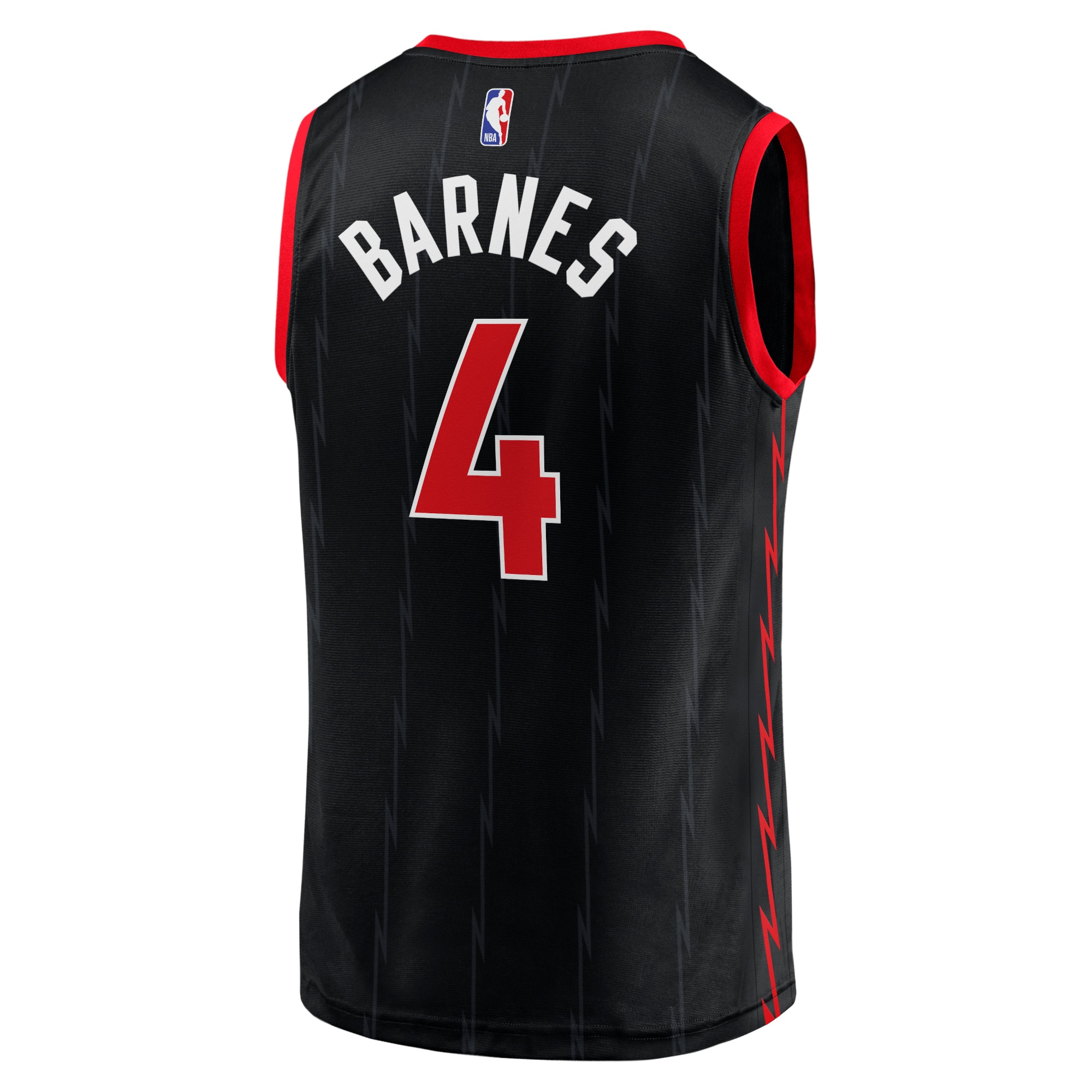 Scottie Barnes Toronto Raptors  Fast Break Replica Player Jersey - Statement Edition - Black