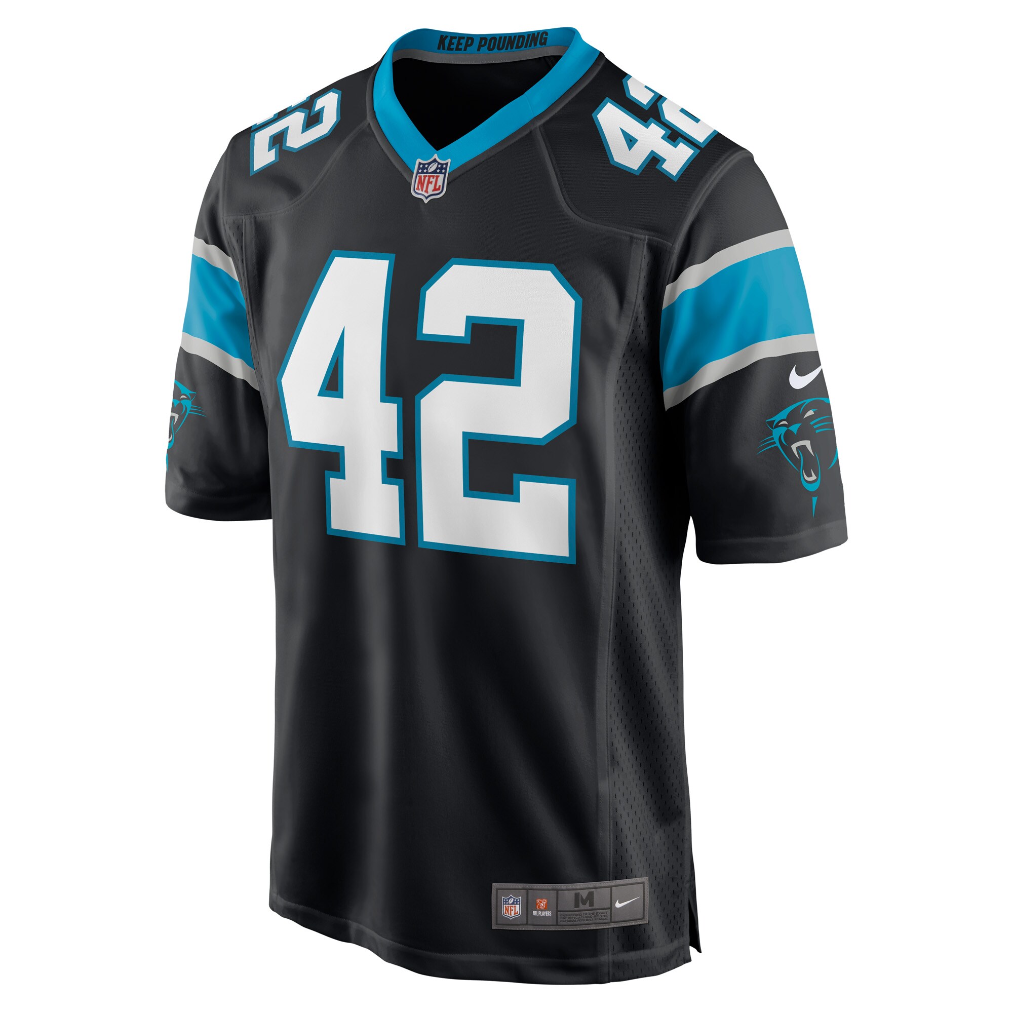 Sam Franklin Jr. Carolina Panthers  Game Player Jersey - Black