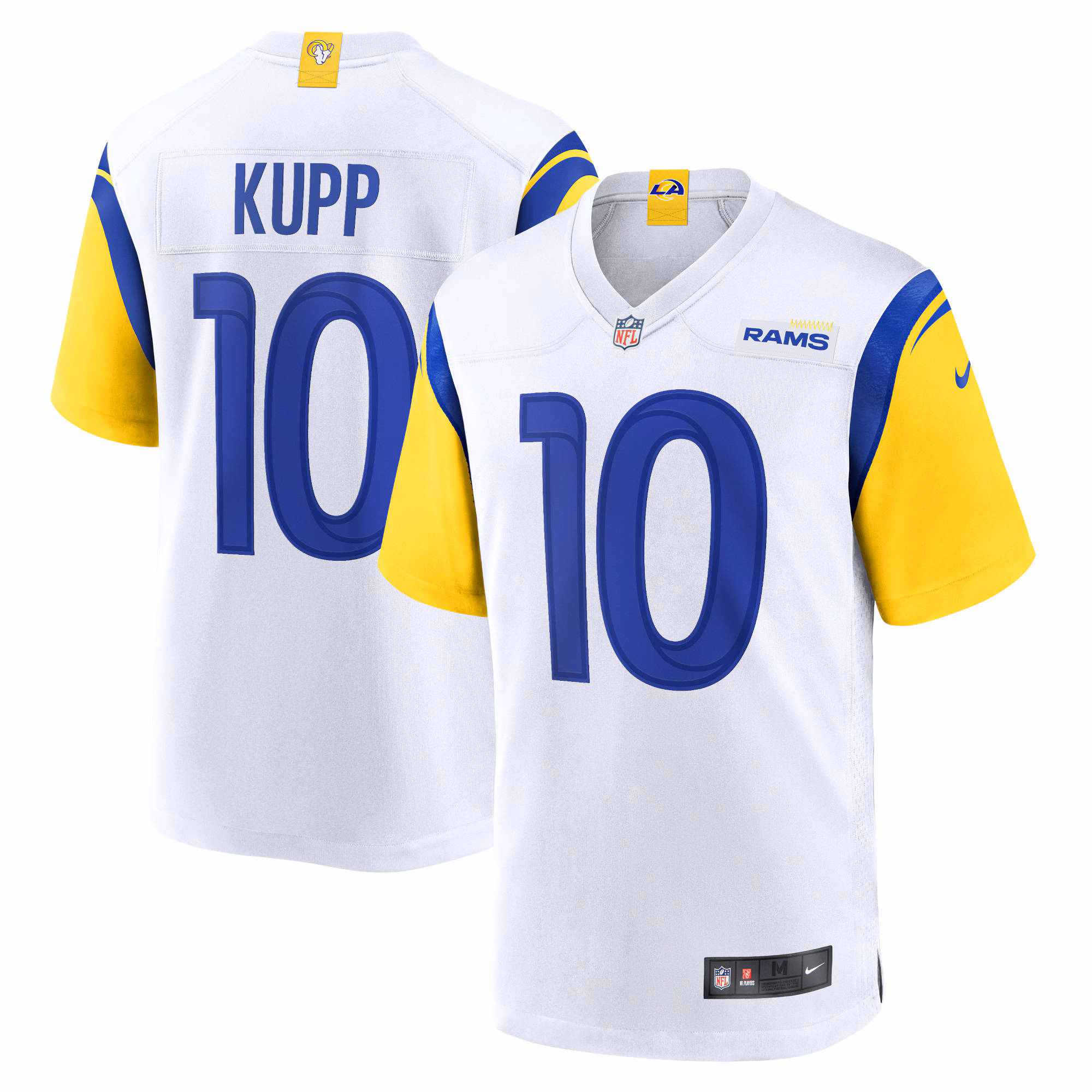 Cooper Kupp Los Angeles Rams Game Jersey - Bone