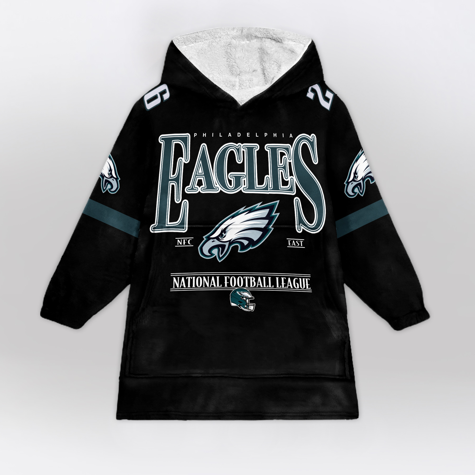 Adult S.B 26 Philadelphia Football Unisex Blanket Hoodie