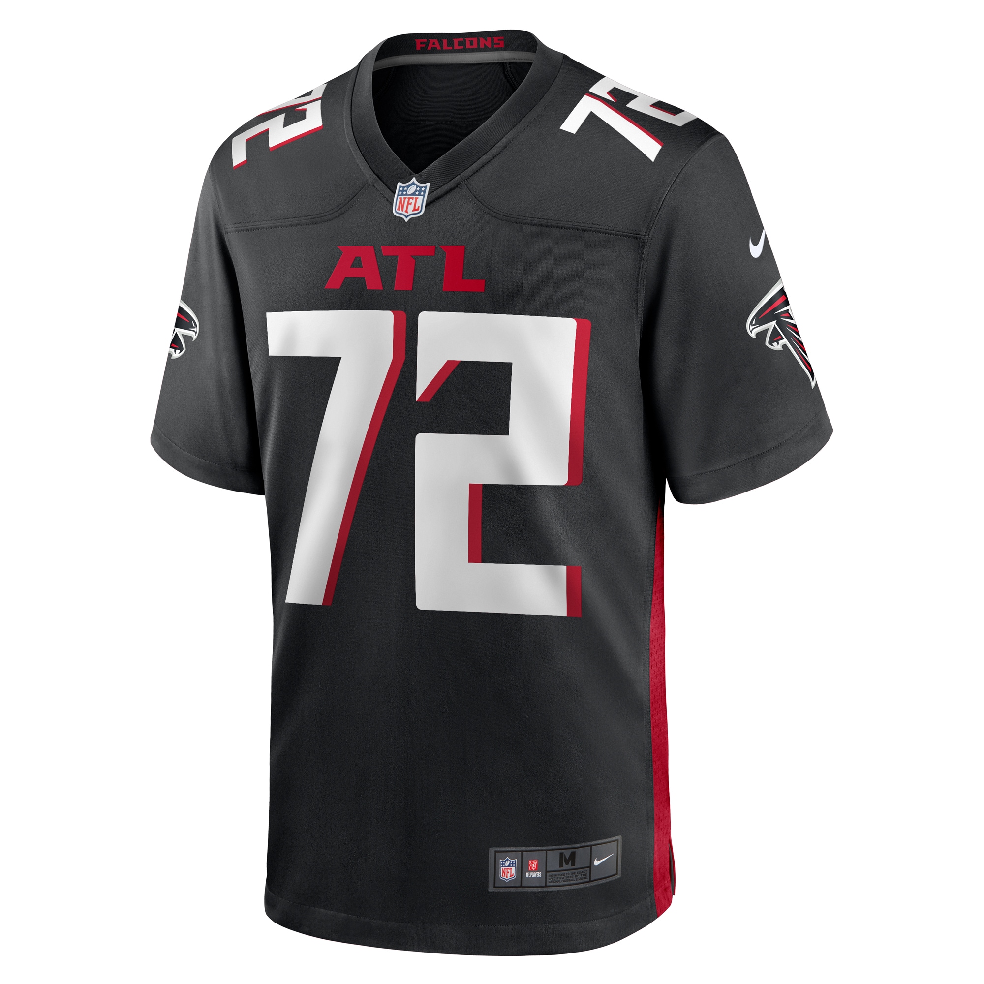 LaCale London Atlanta Falcons  Game Jersey -  Black