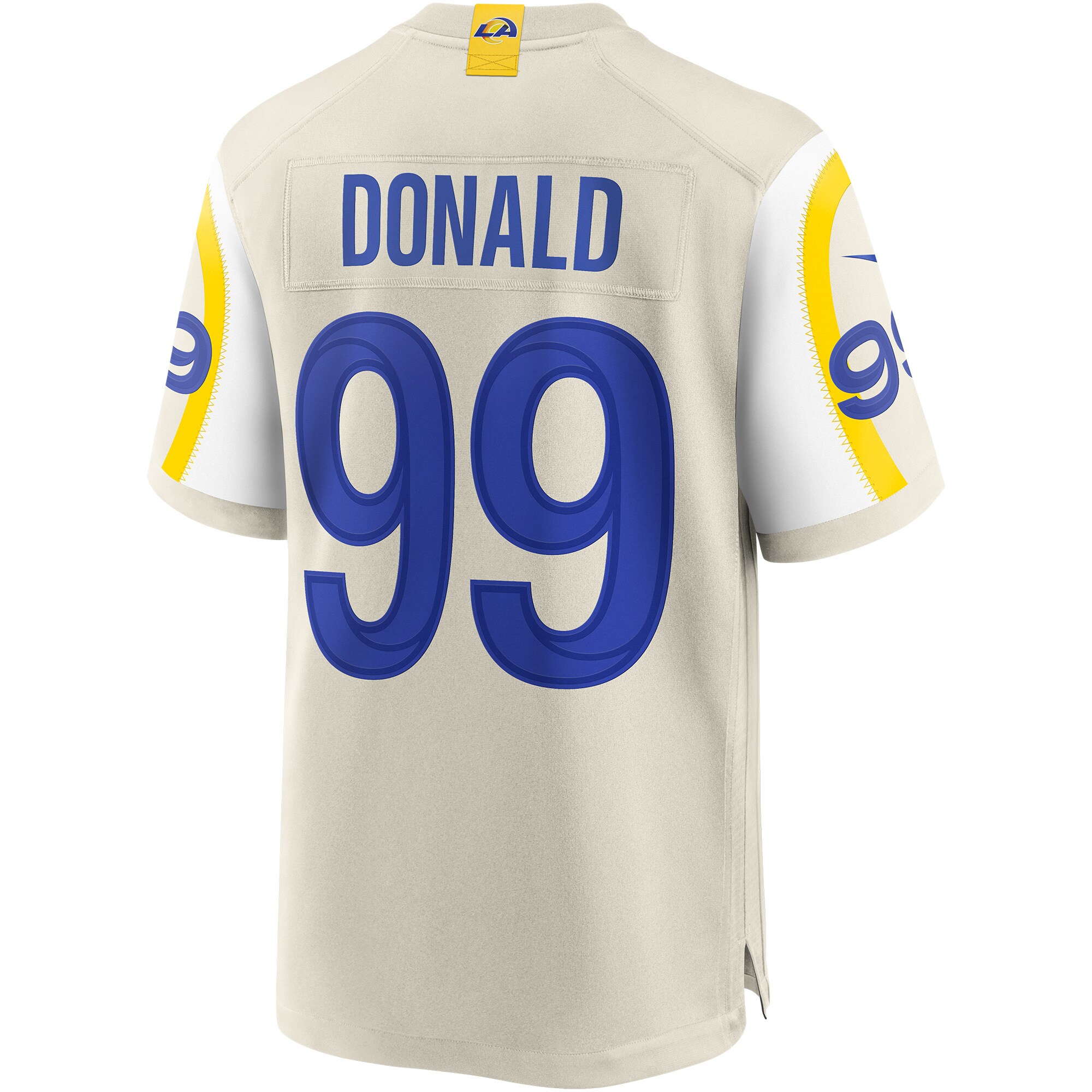 Aaron Donald Los Angeles Rams Game Jersey - Bone