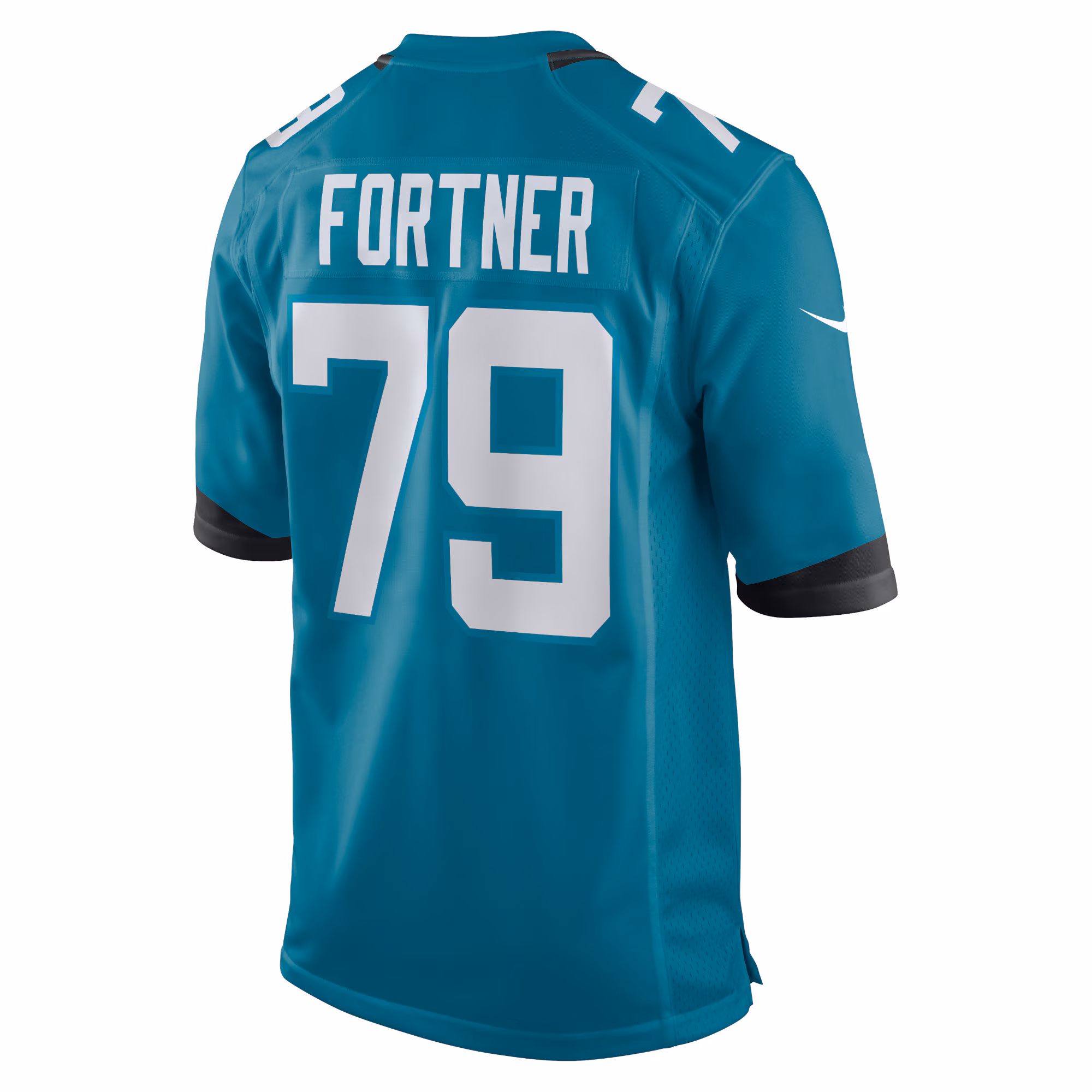 Luke Fortner Jacksonville Jaguars Game Jersey - Teal